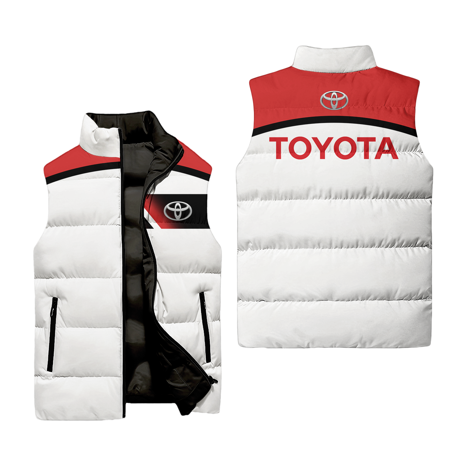 Toyota Sleeveless Puffer Jacket USPL825