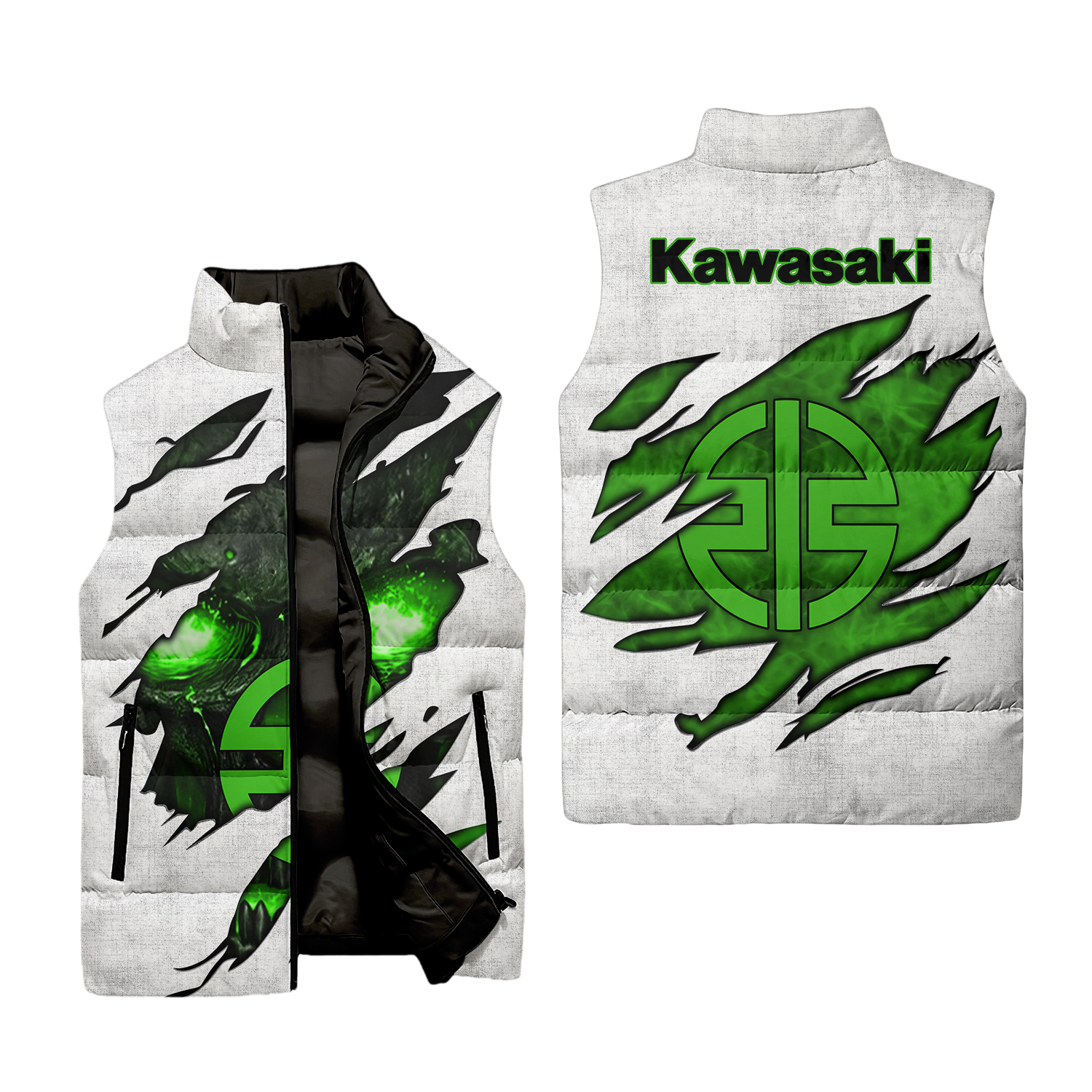 Kawasaki Sleeveless Puffer Jacket USPL889