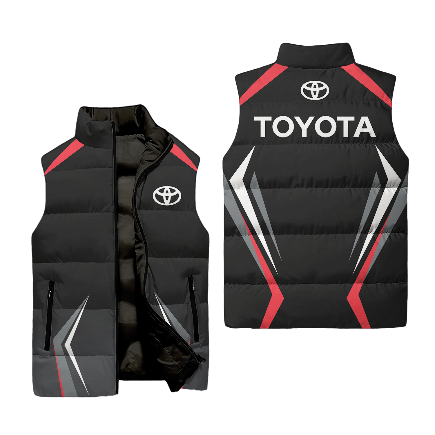 Toyota Sleeveless Puffer Jacket USPL822