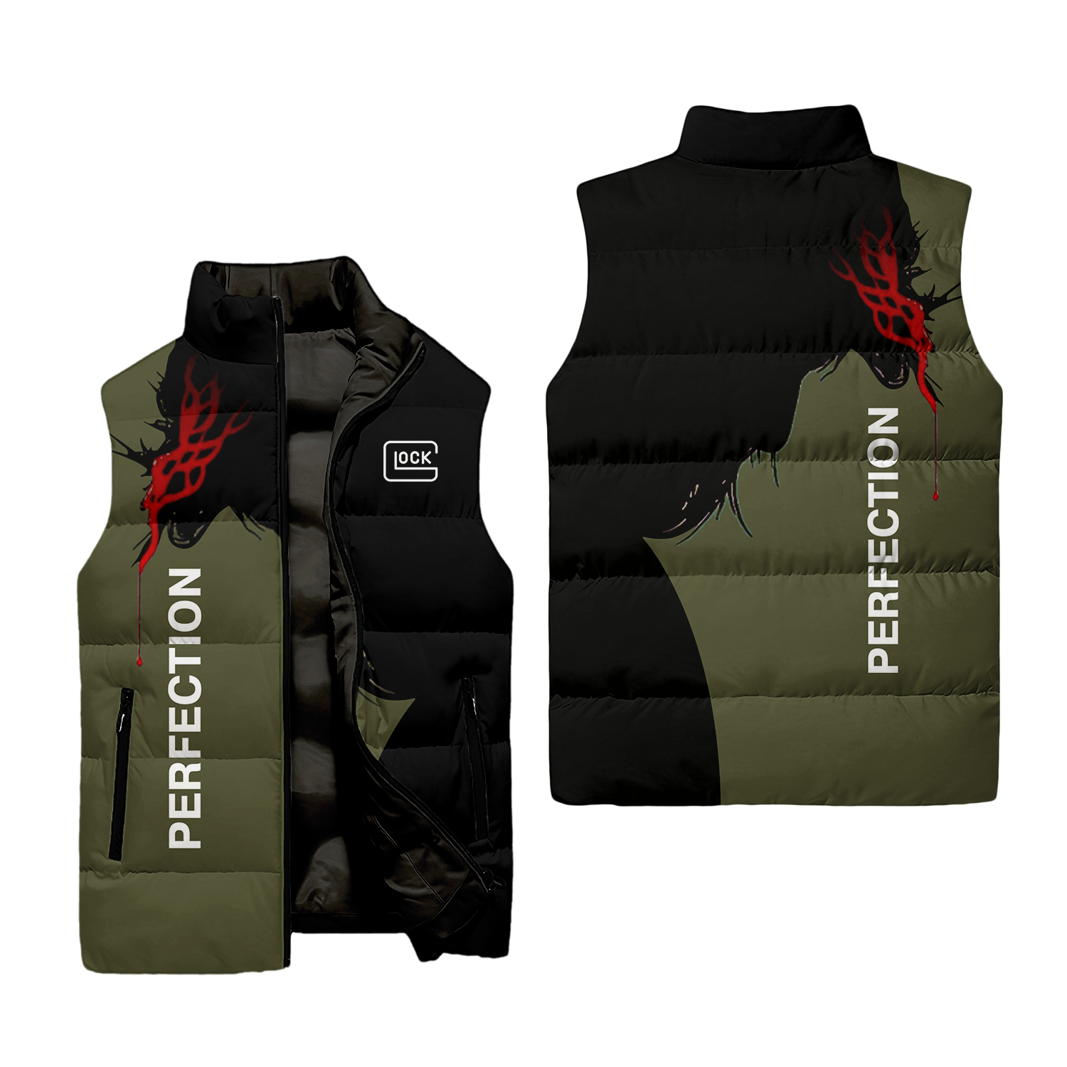 Glock Sleeveless Puffer Jacket USPL2266
