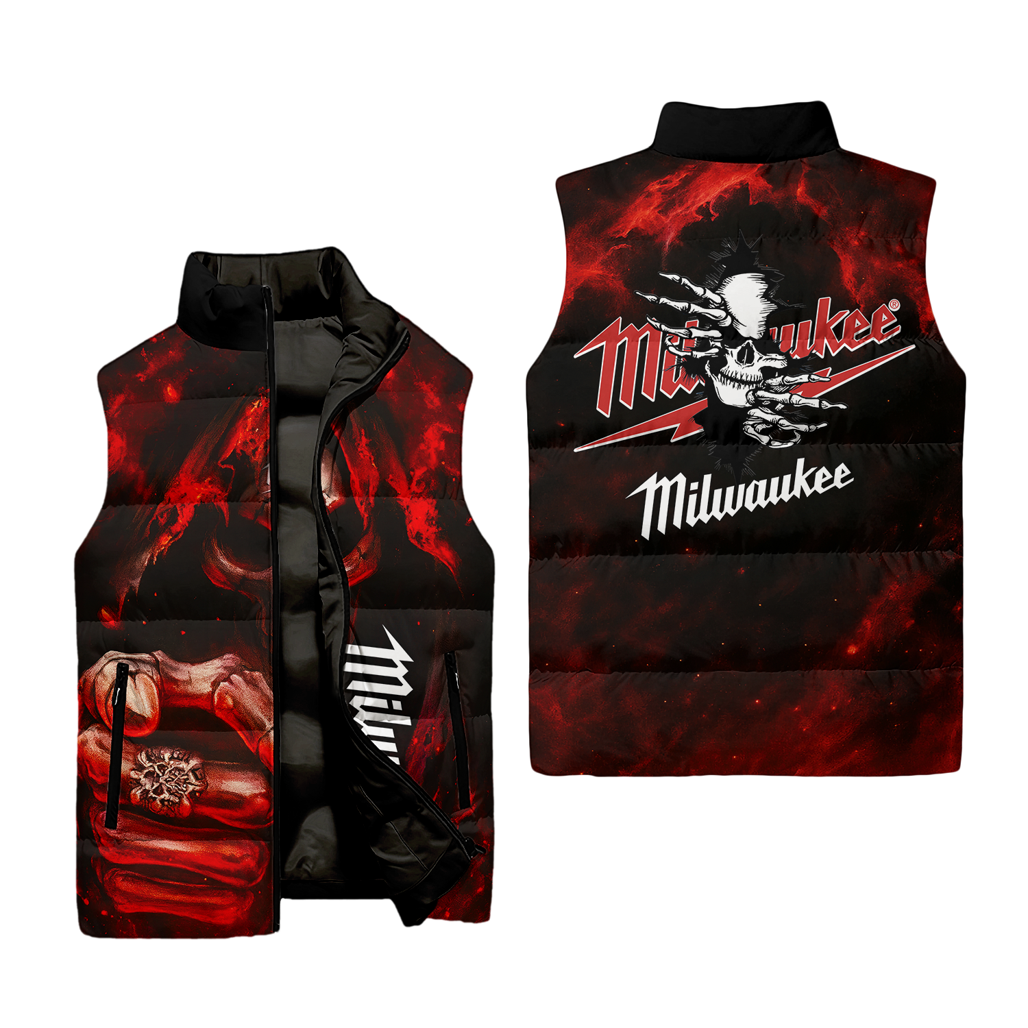 Milwaukee Sleeveless Puffer Jacket USPL1319