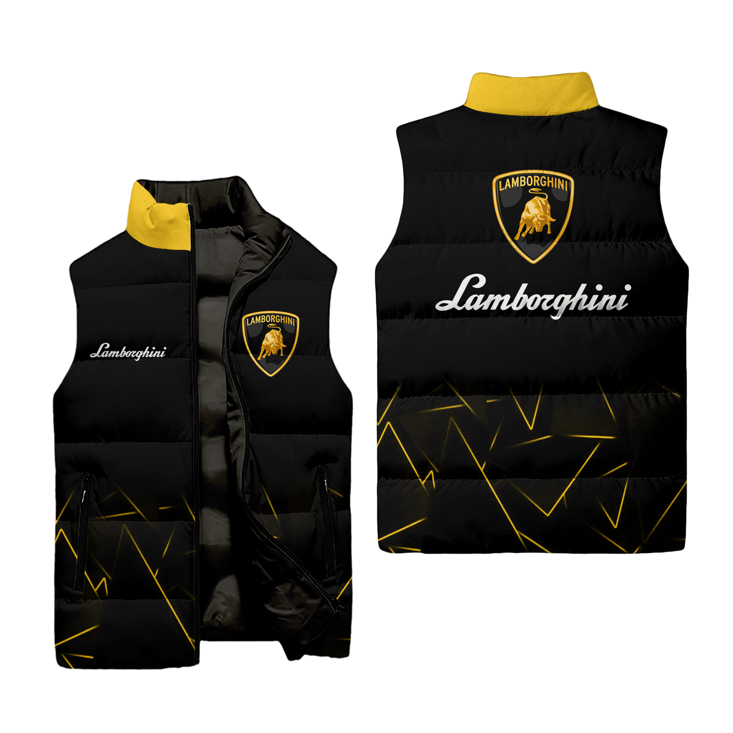 Lamborghini Sleeveless Puffer Jacket USPL726