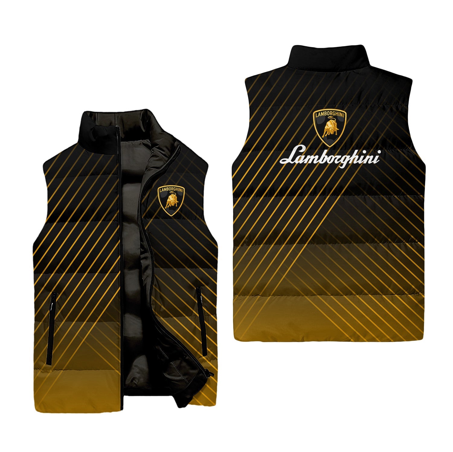 Lamborghini Sleeveless Puffer Jacket USPL665