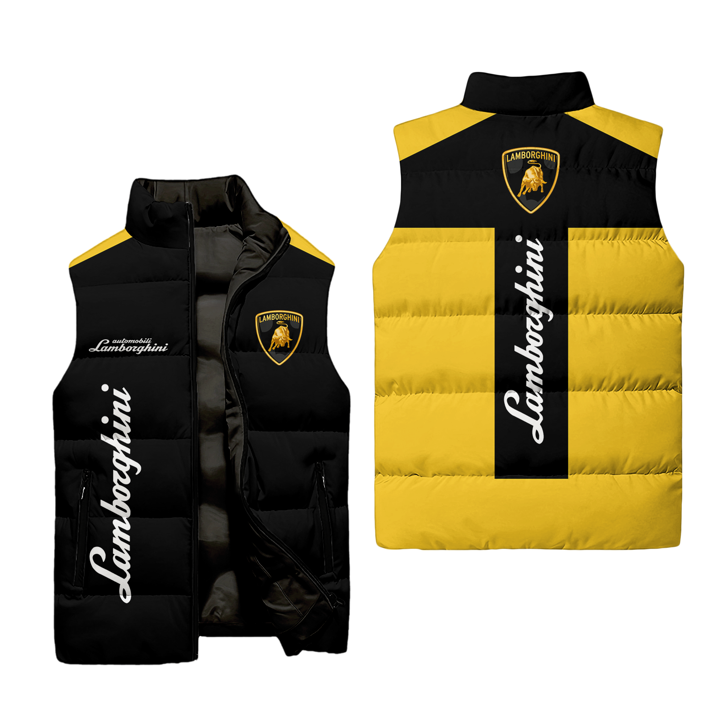 Lamborghini Sleeveless Puffer Jacket USPL725
