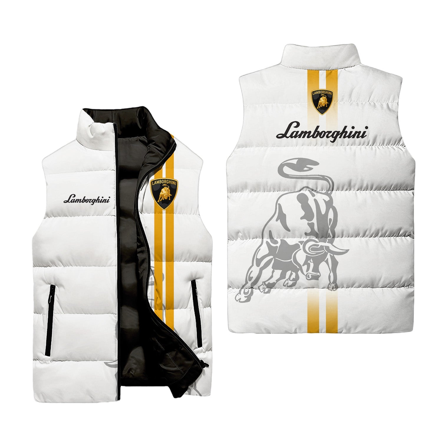 Lamborghini Sleeveless Puffer Jacket USPL666