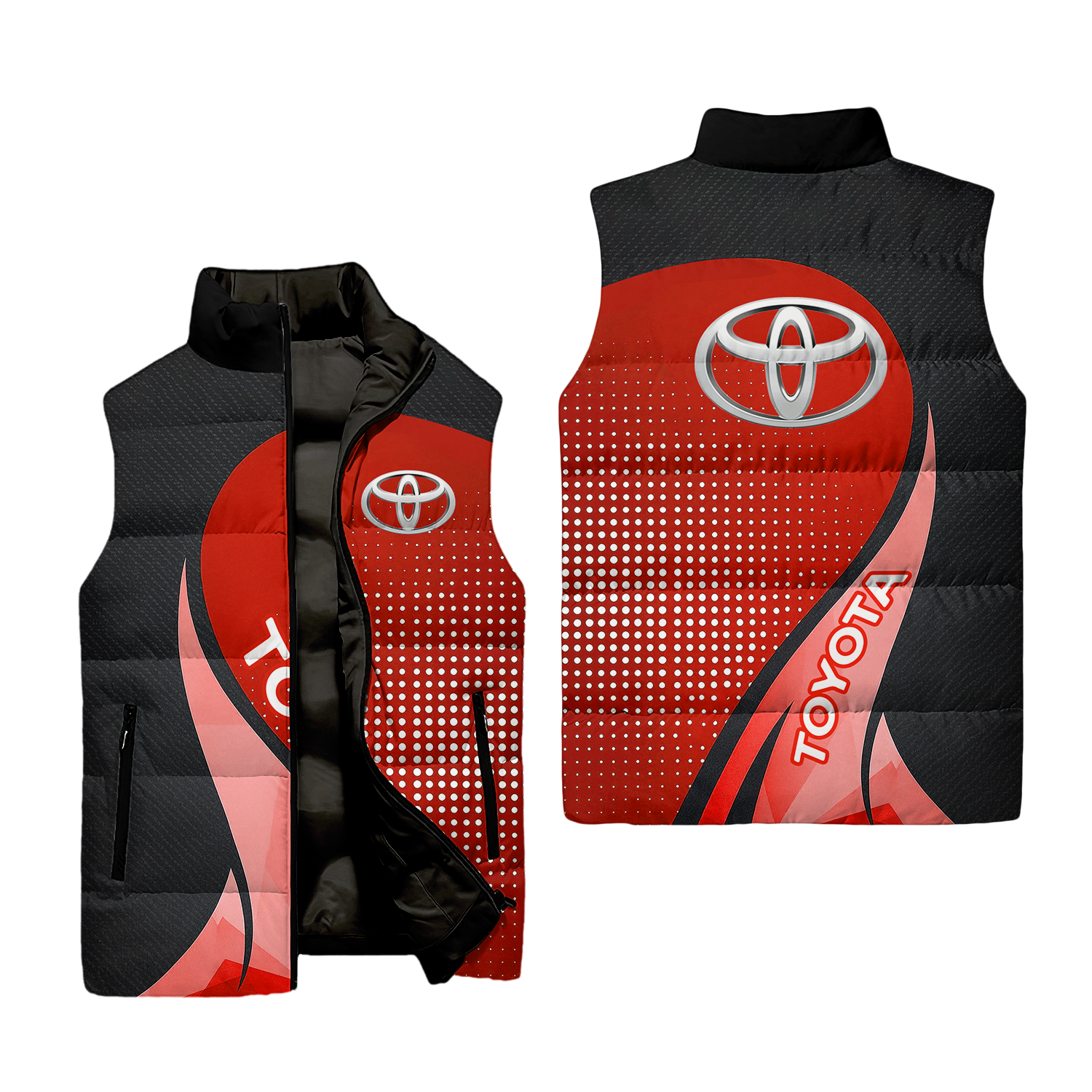 Toyota Sleeveless Puffer Jacket USPL847