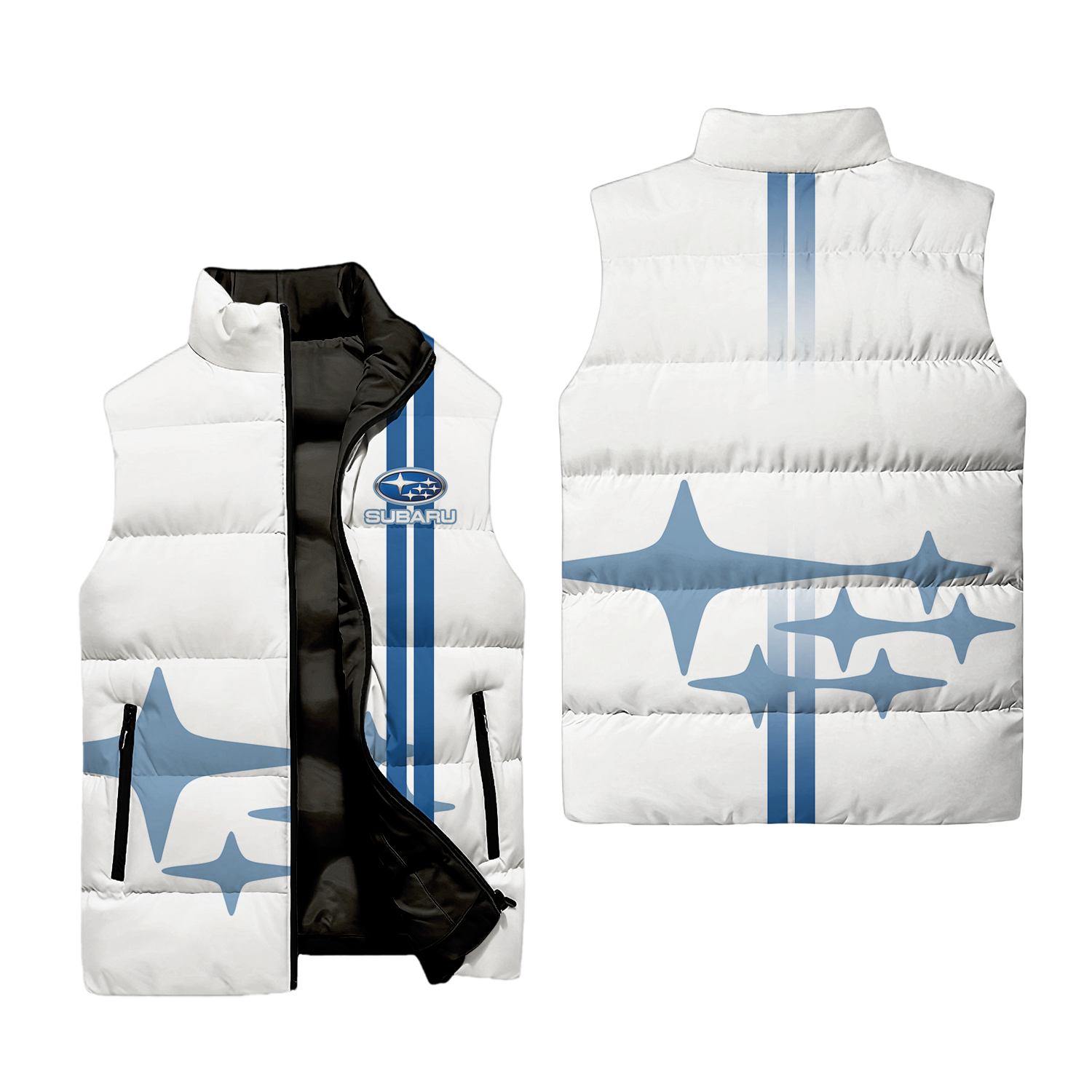 Subaru Sleeveless Puffer Jacket USPL966