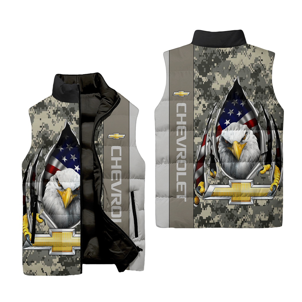 Chevrolet Sleeveless Puffer Jacket USPL1004