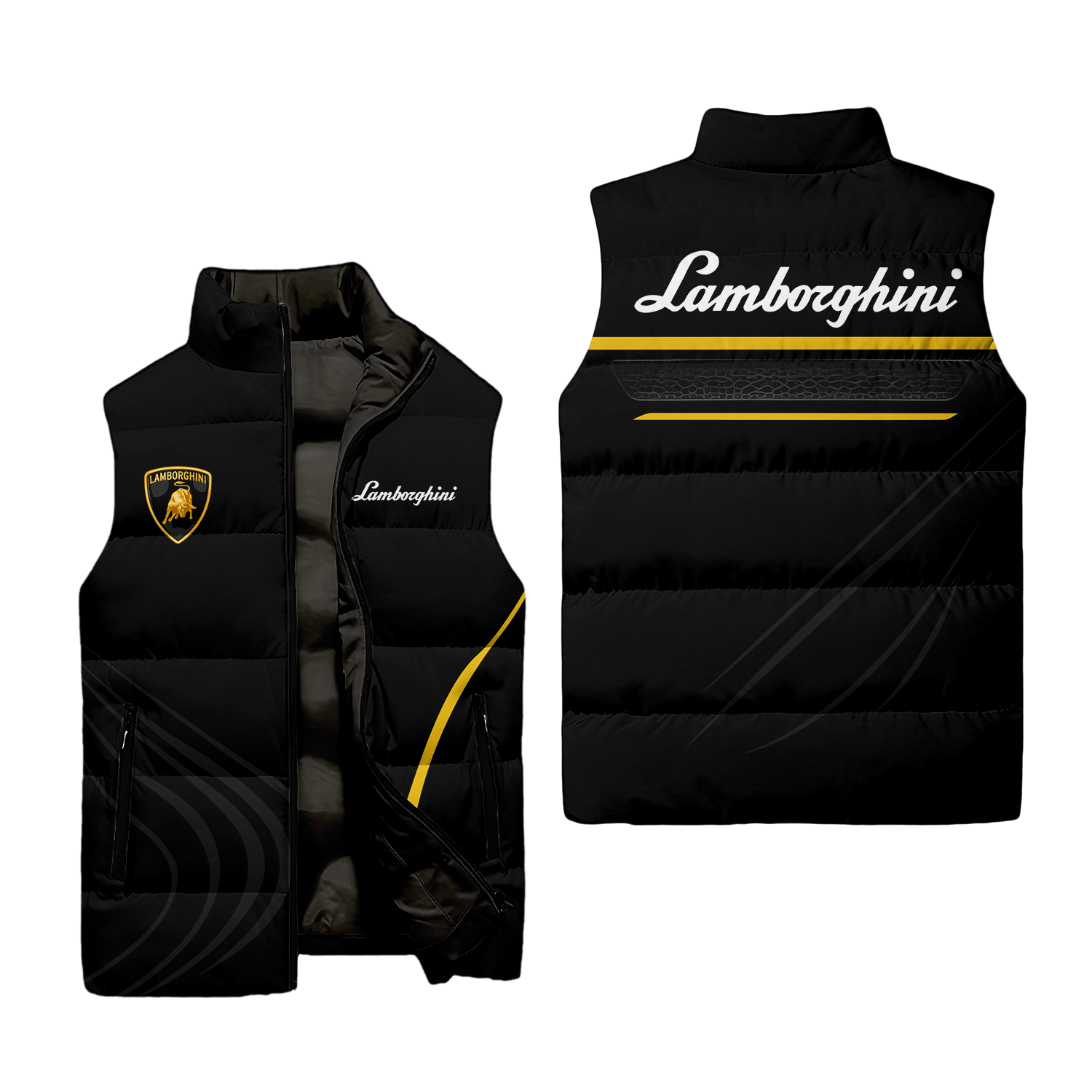 Lamborghini Sleeveless Puffer Jacket USPL723