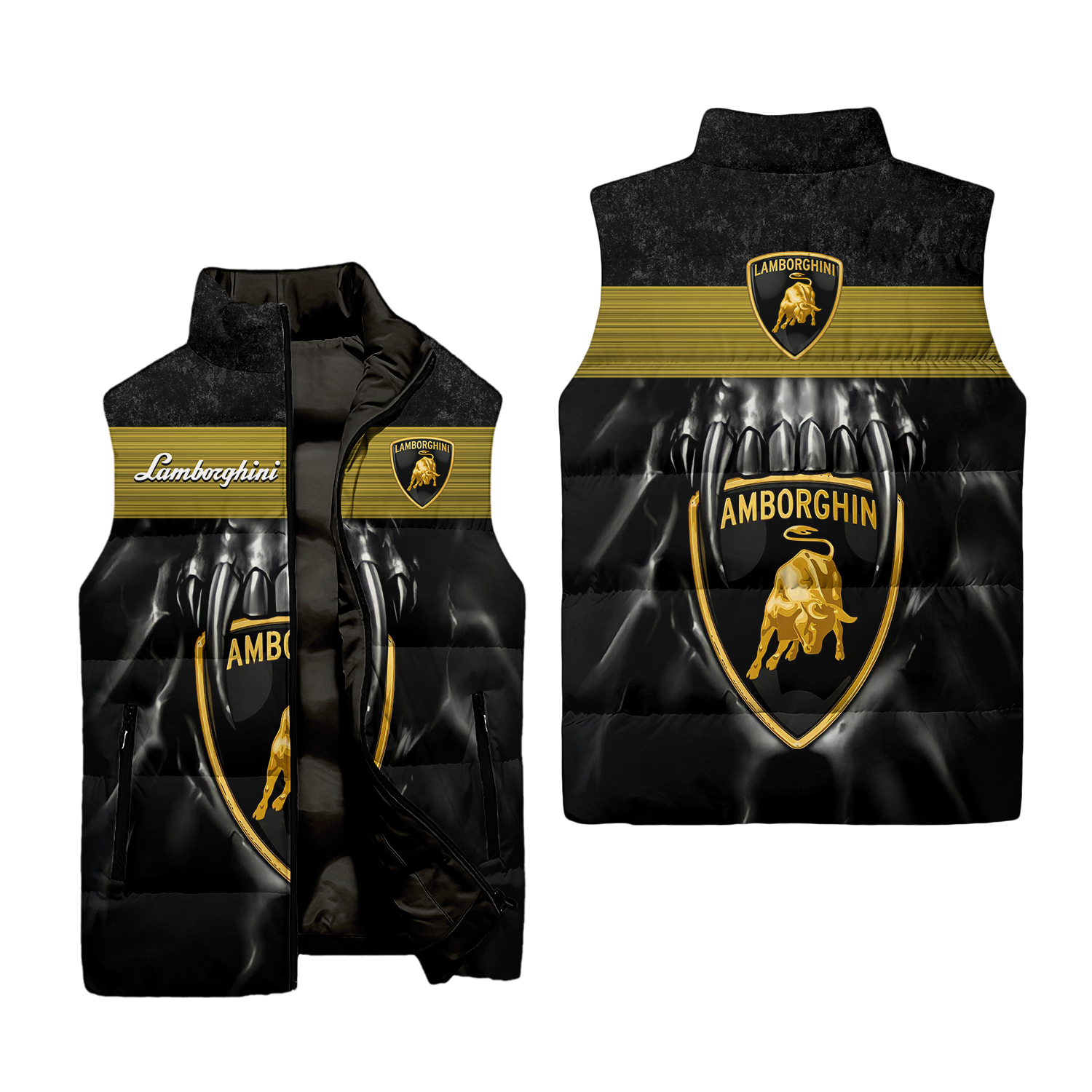Lamborghini Sleeveless Puffer Jacket USPL692