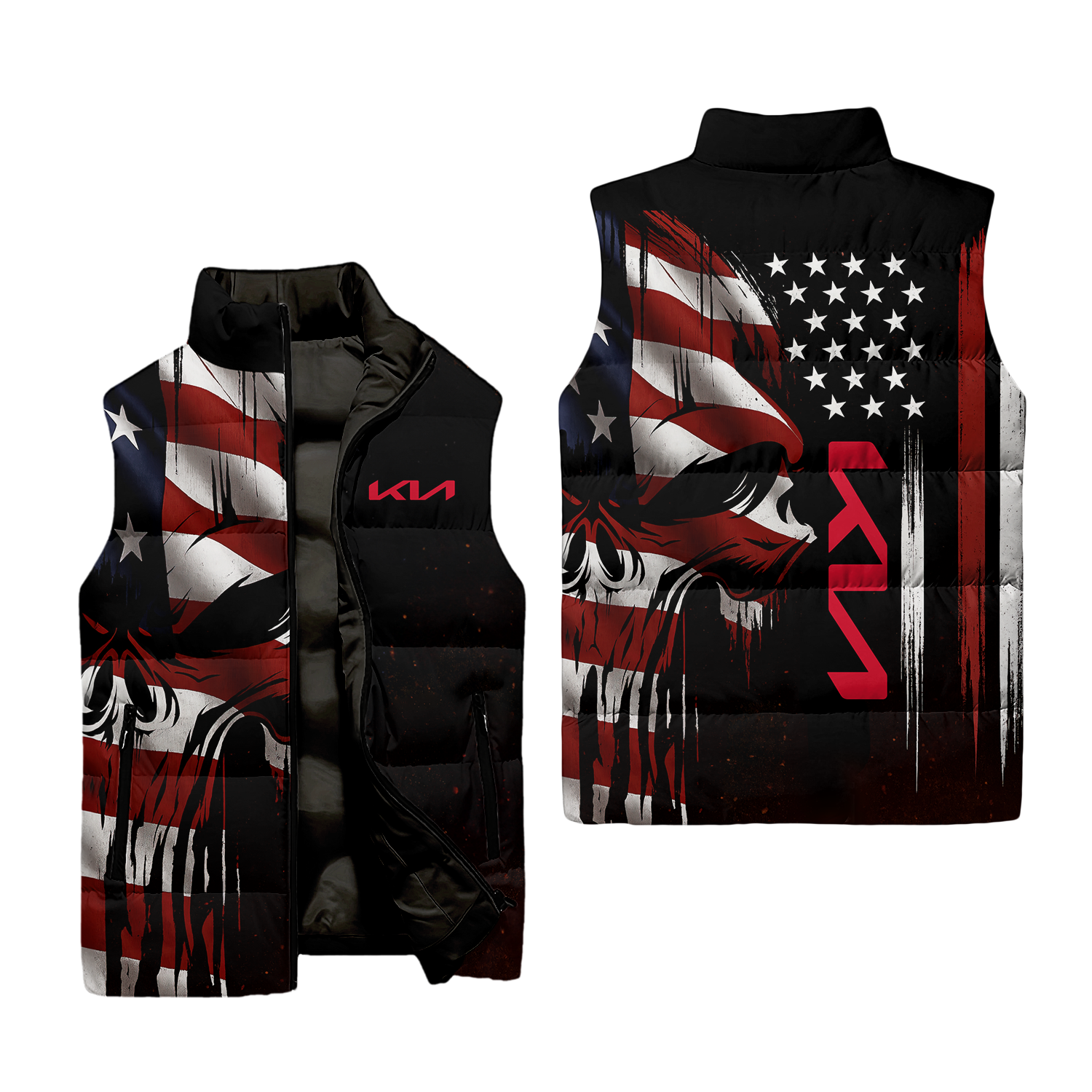 Kia Sleeveless Puffer Jacket USPL1241
