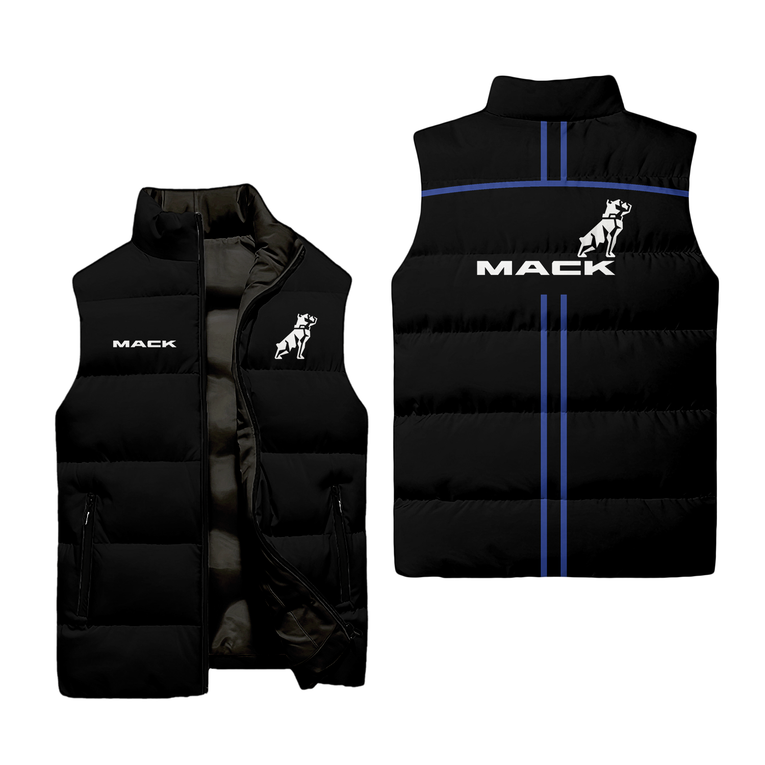 Mack Trucks Sleeveless Puffer Jacket USPL1825