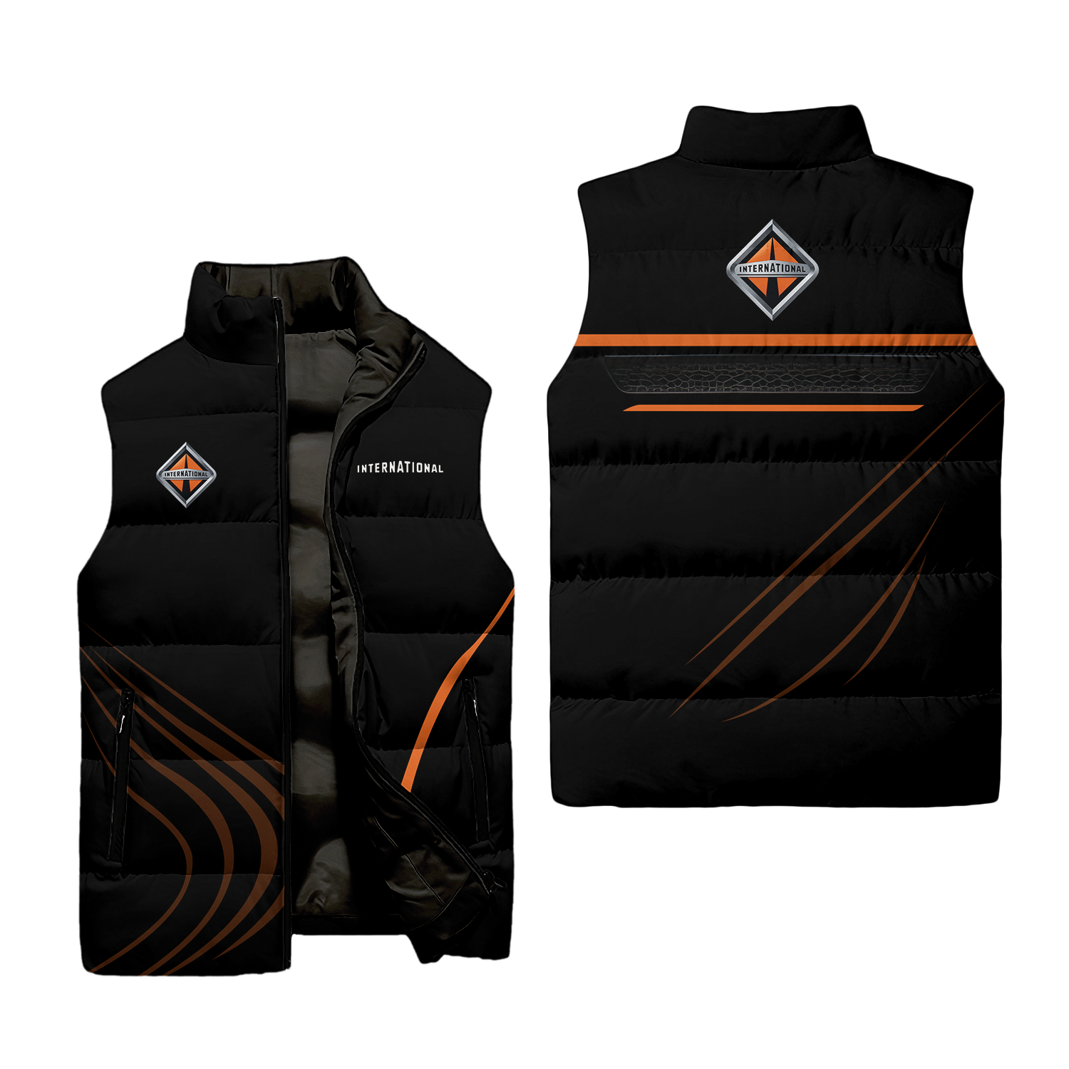 International Trucks Sleeveless Puffer Jacket USPL1874