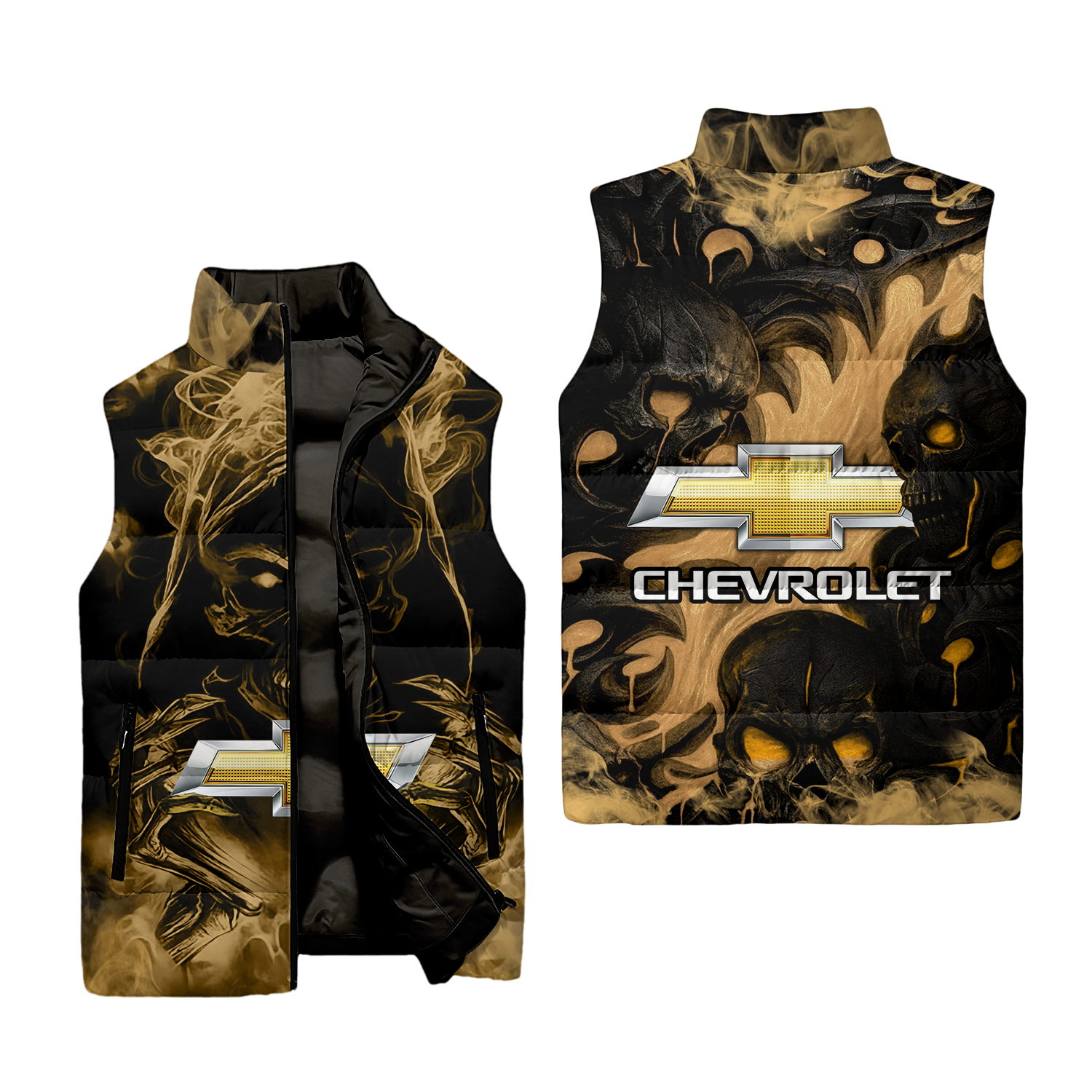 Chevrolet Sleeveless Puffer Jacket USPL1003