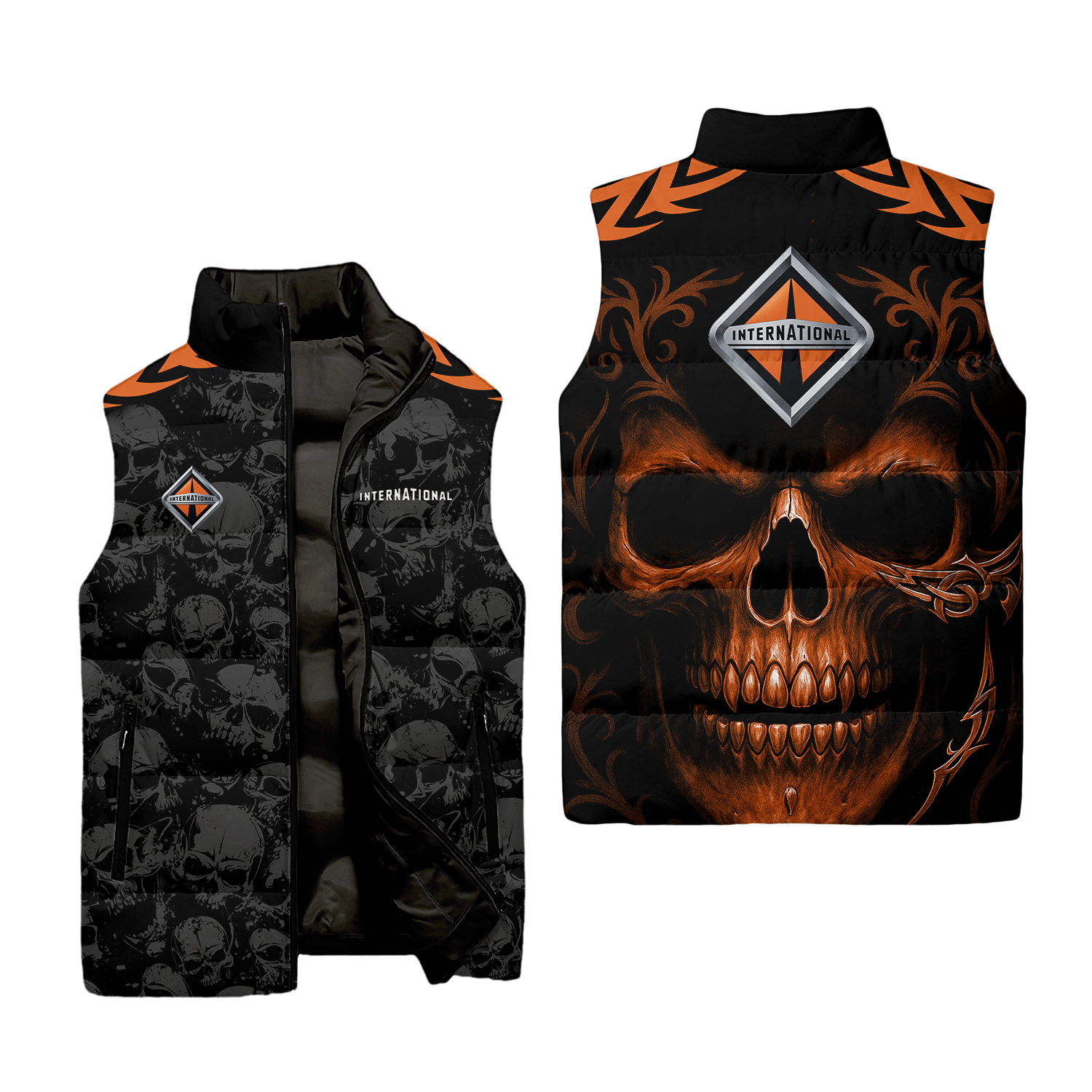 International Trucks Sleeveless Puffer Jacket USPL1864