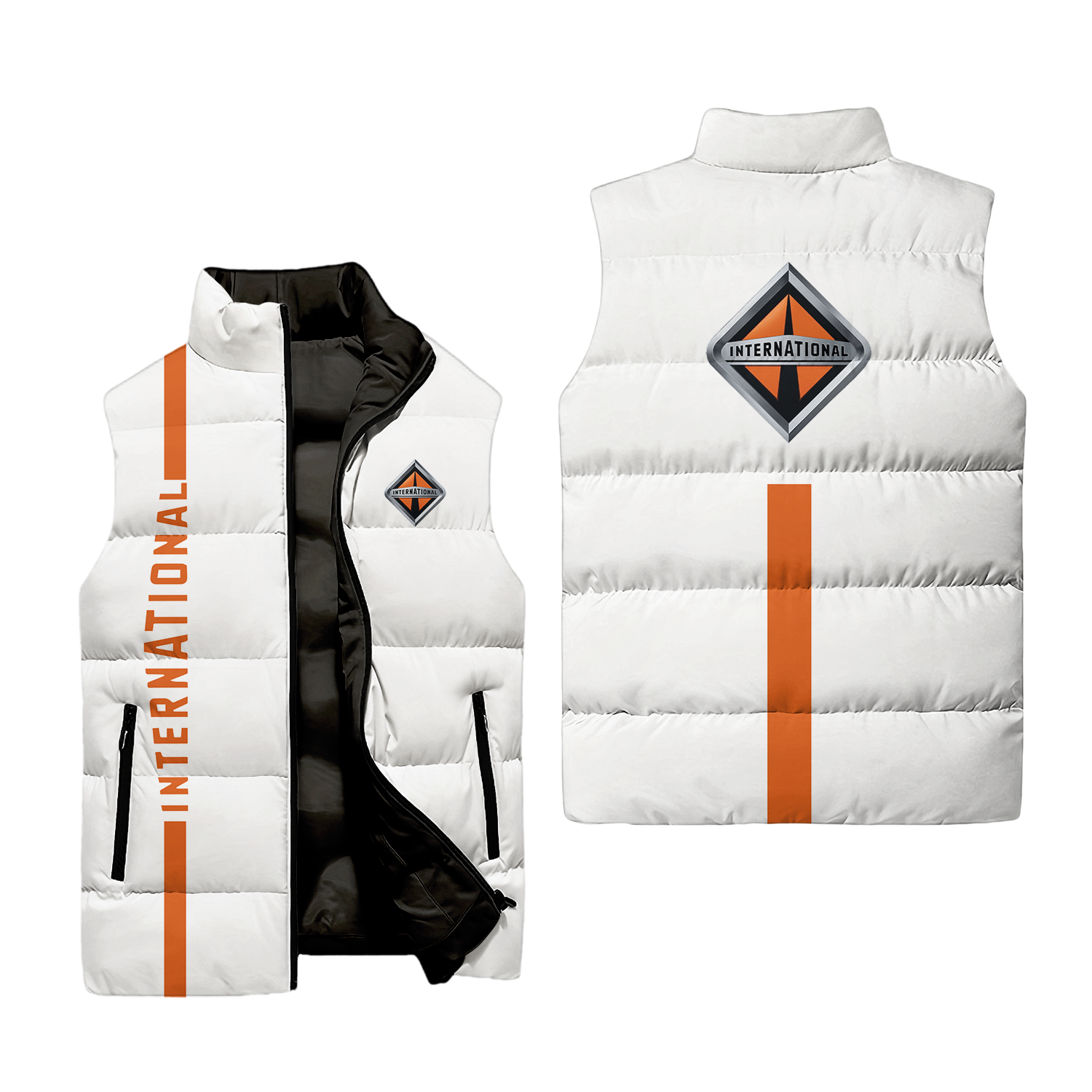 International Trucks Sleeveless Puffer Jacket USPL1861