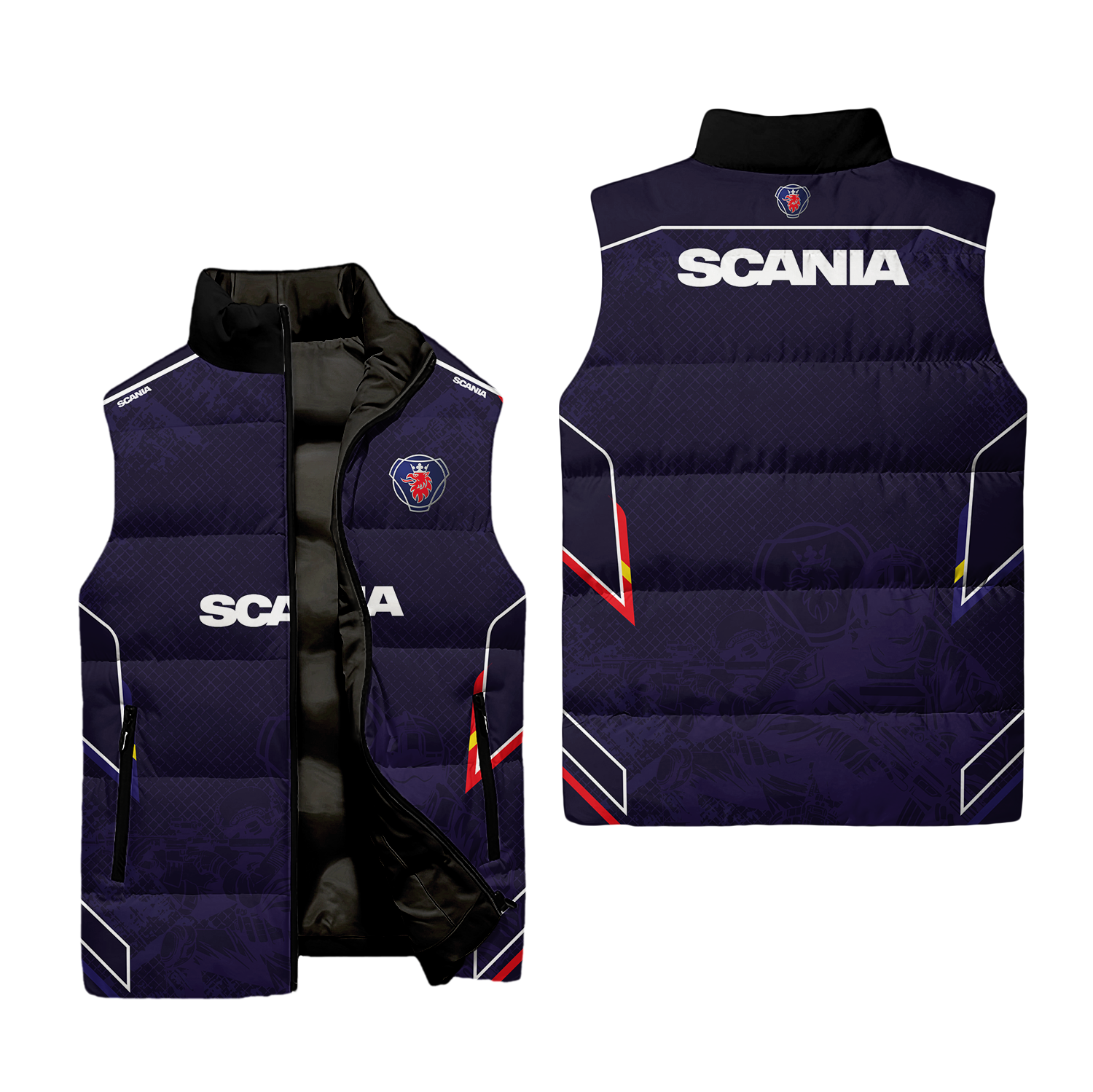 Scania Sleeveless Puffer Jacket USPL1586