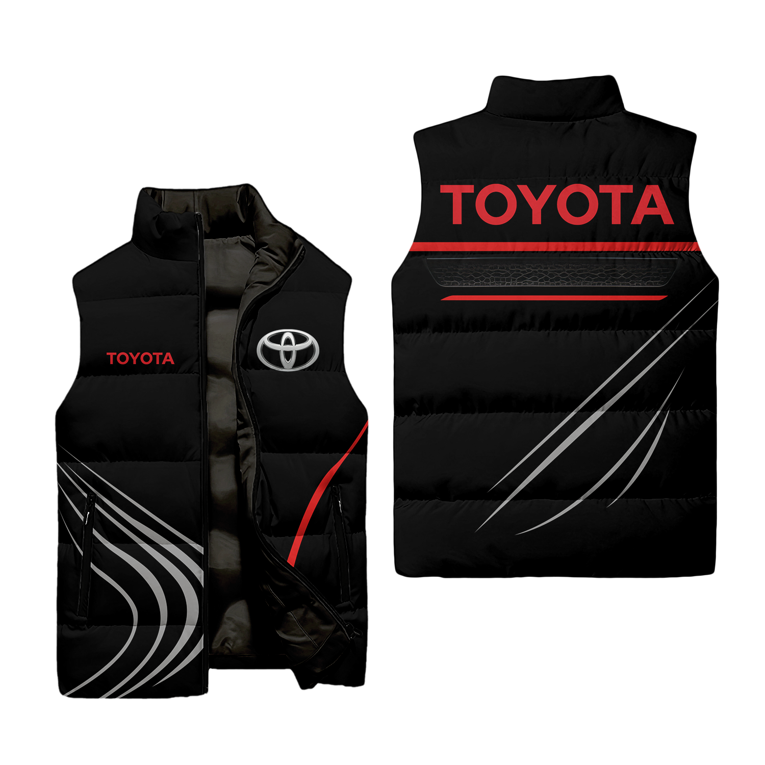 Toyota Sleeveless Puffer Jacket USPL857