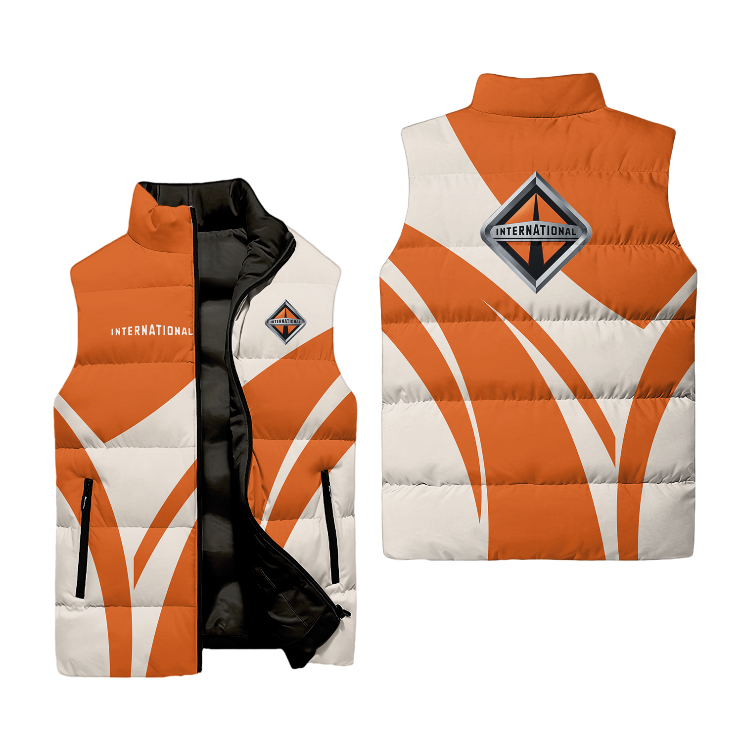 International Trucks Sleeveless Puffer Jacket USPL1869