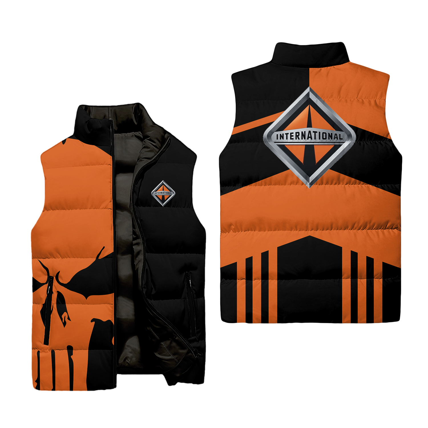 International Trucks Sleeveless Puffer Jacket USPL1860