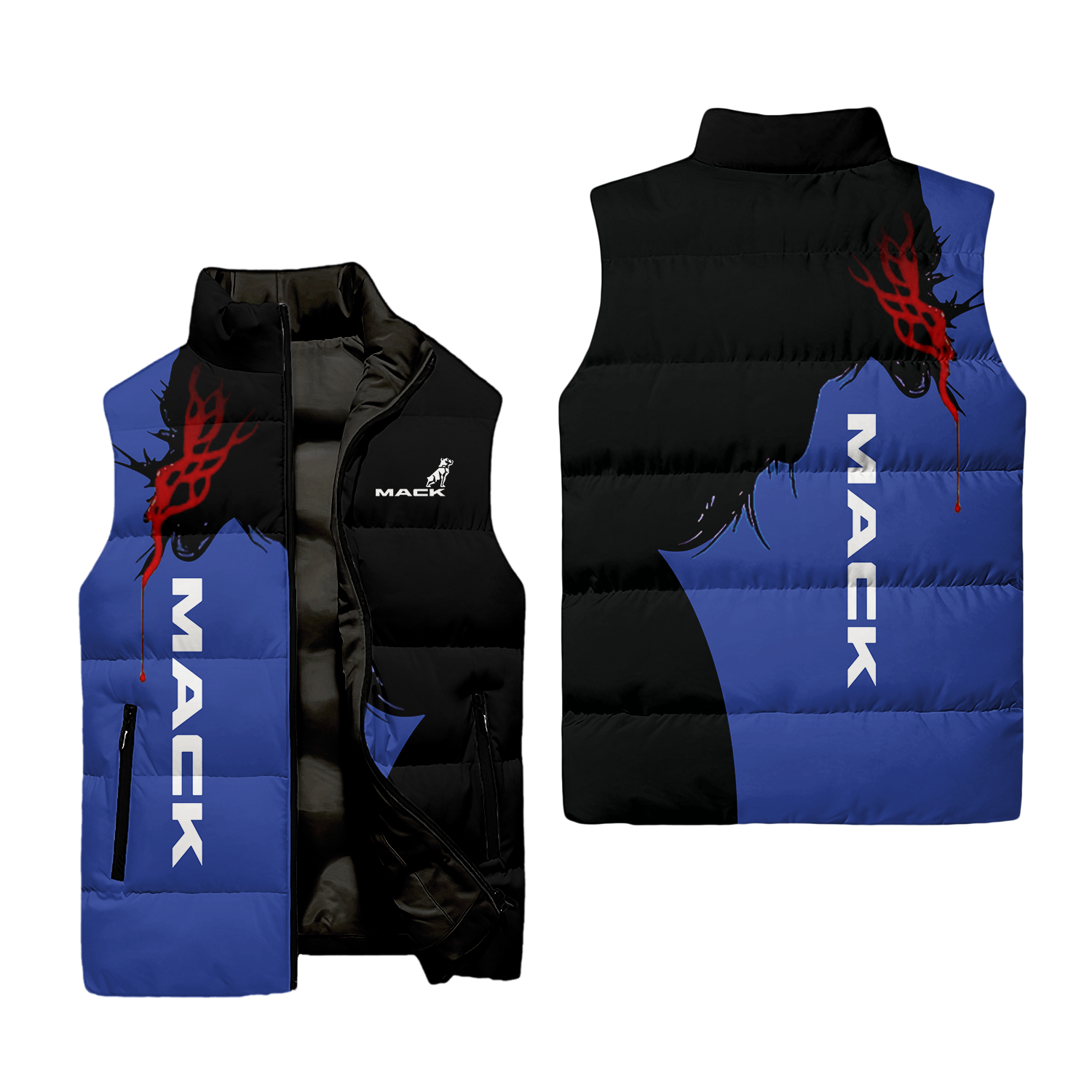 Mack Trucks Sleeveless Puffer Jacket USPL1826