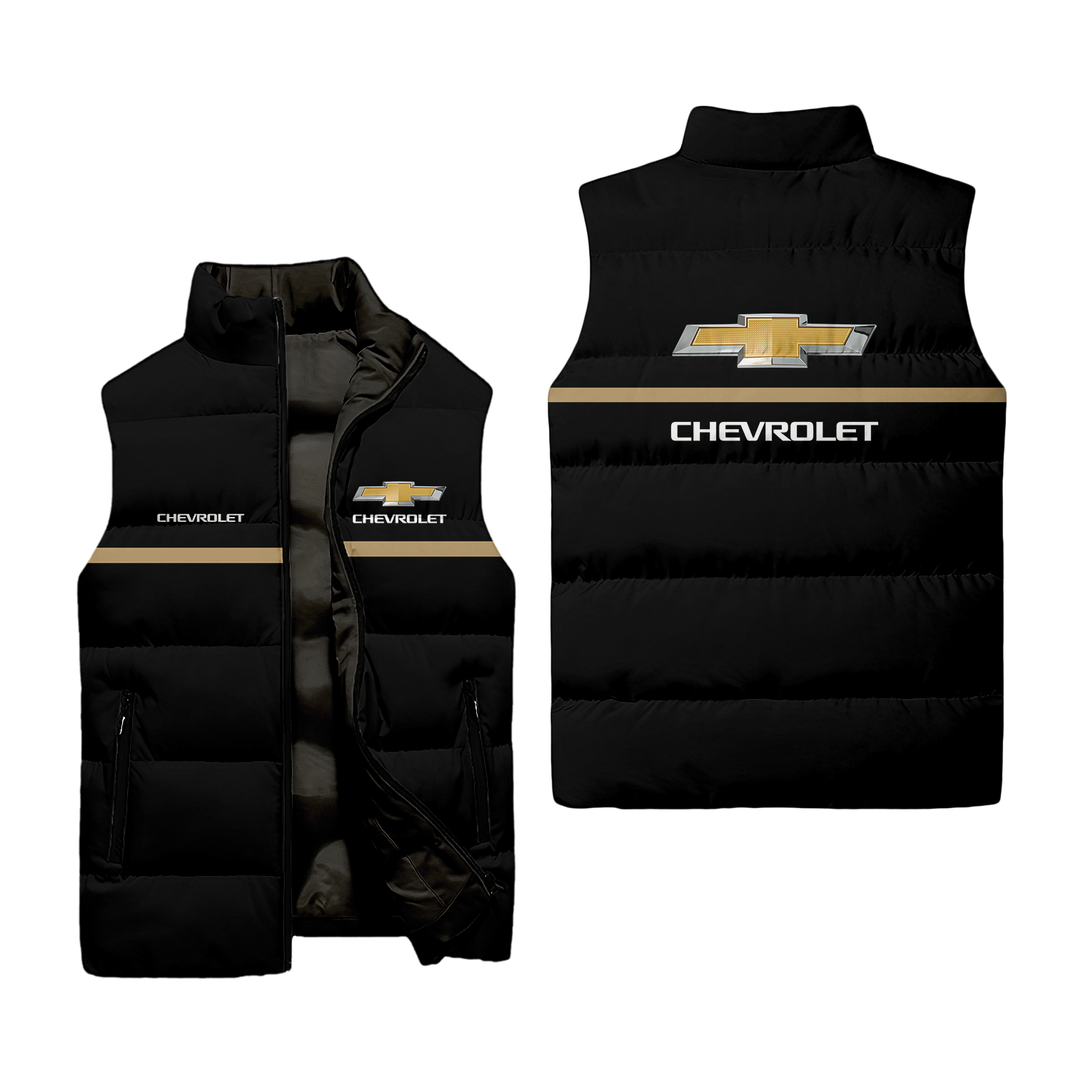 Chevrolet Sleeveless Puffer Jacket USPL1039