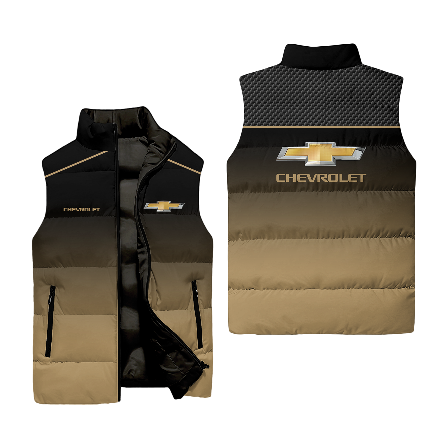 Chevrolet Sleeveless Puffer Jacket USPL1036