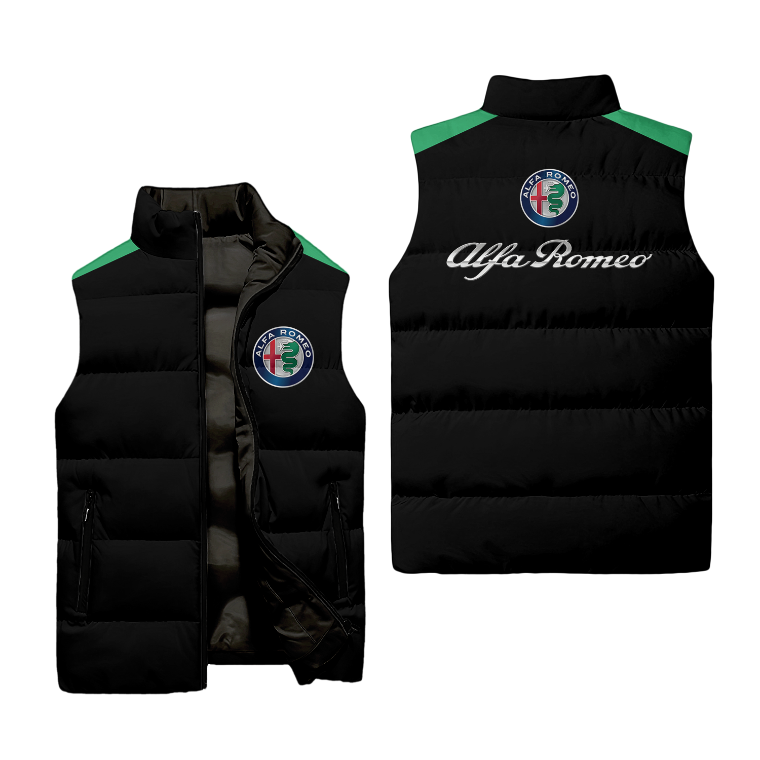Alfa Romeo Sleeveless Puffer Jacket USPL645