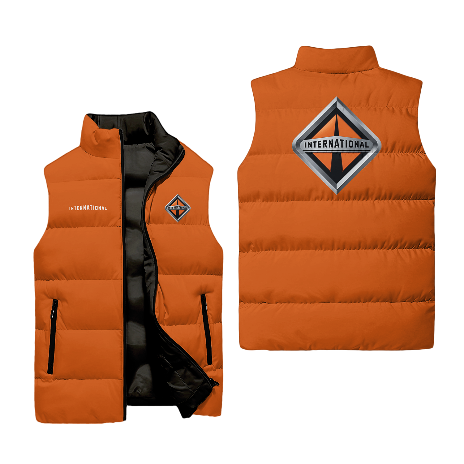International Trucks Sleeveless Puffer Jacket USPL1854