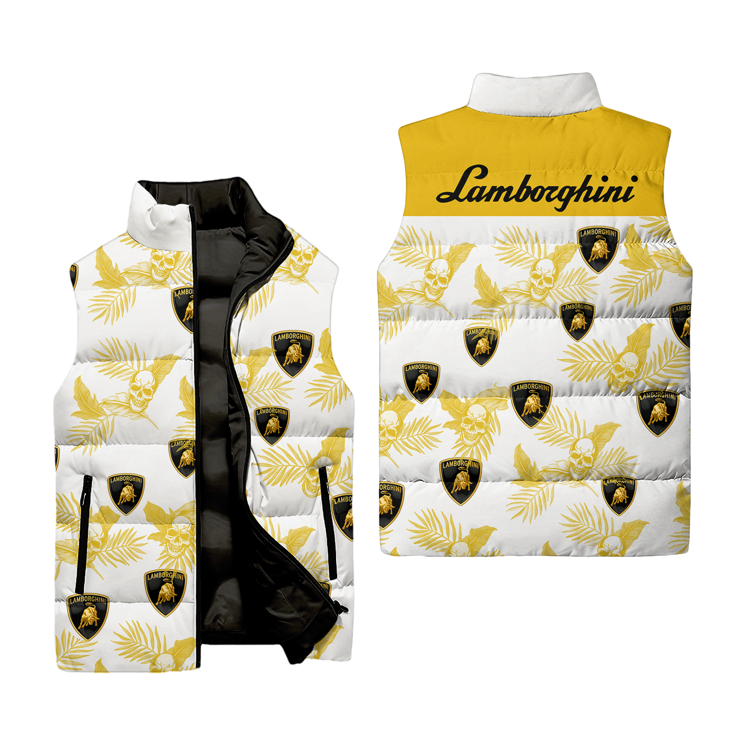 Lamborghini Sleeveless Puffer Jacket USPL721