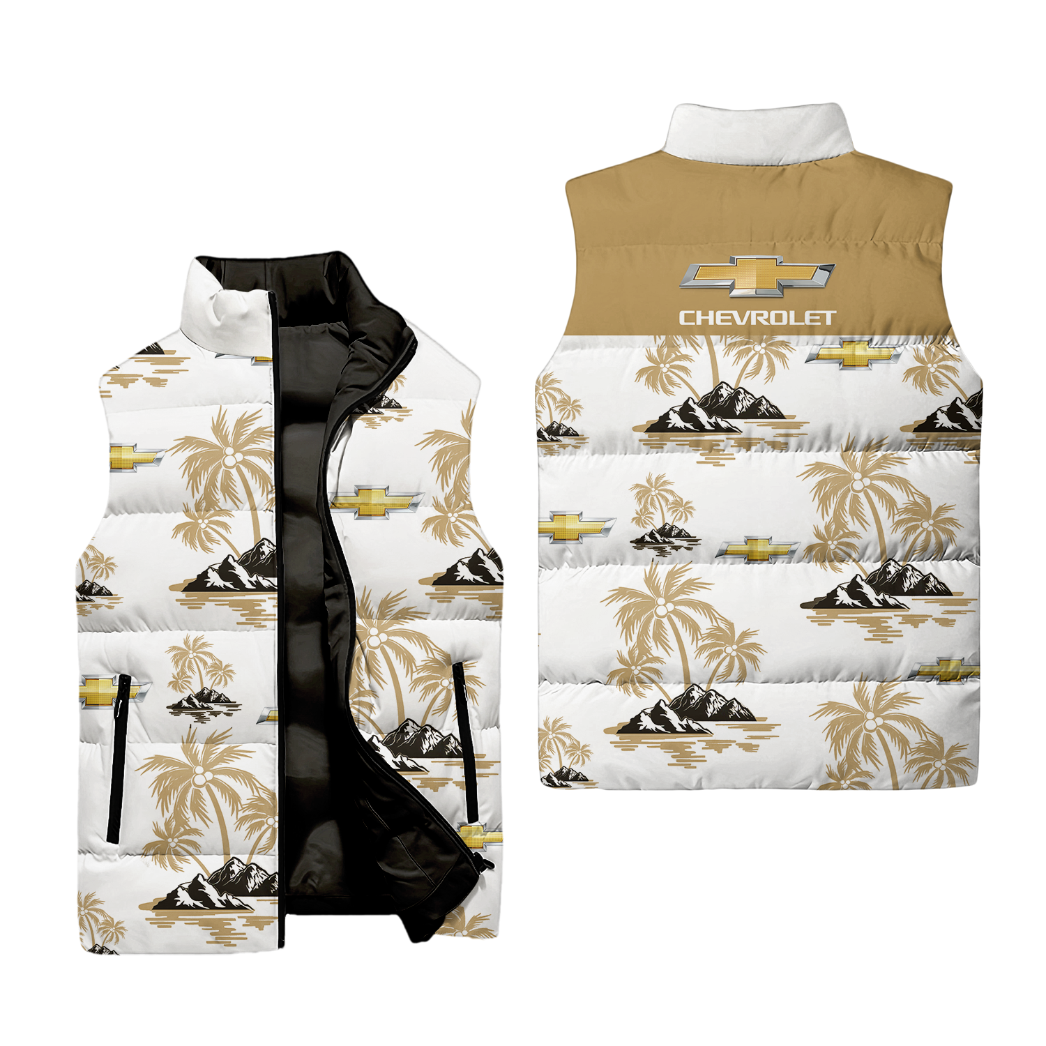 Chevrolet Sleeveless Puffer Jacket USPL1014