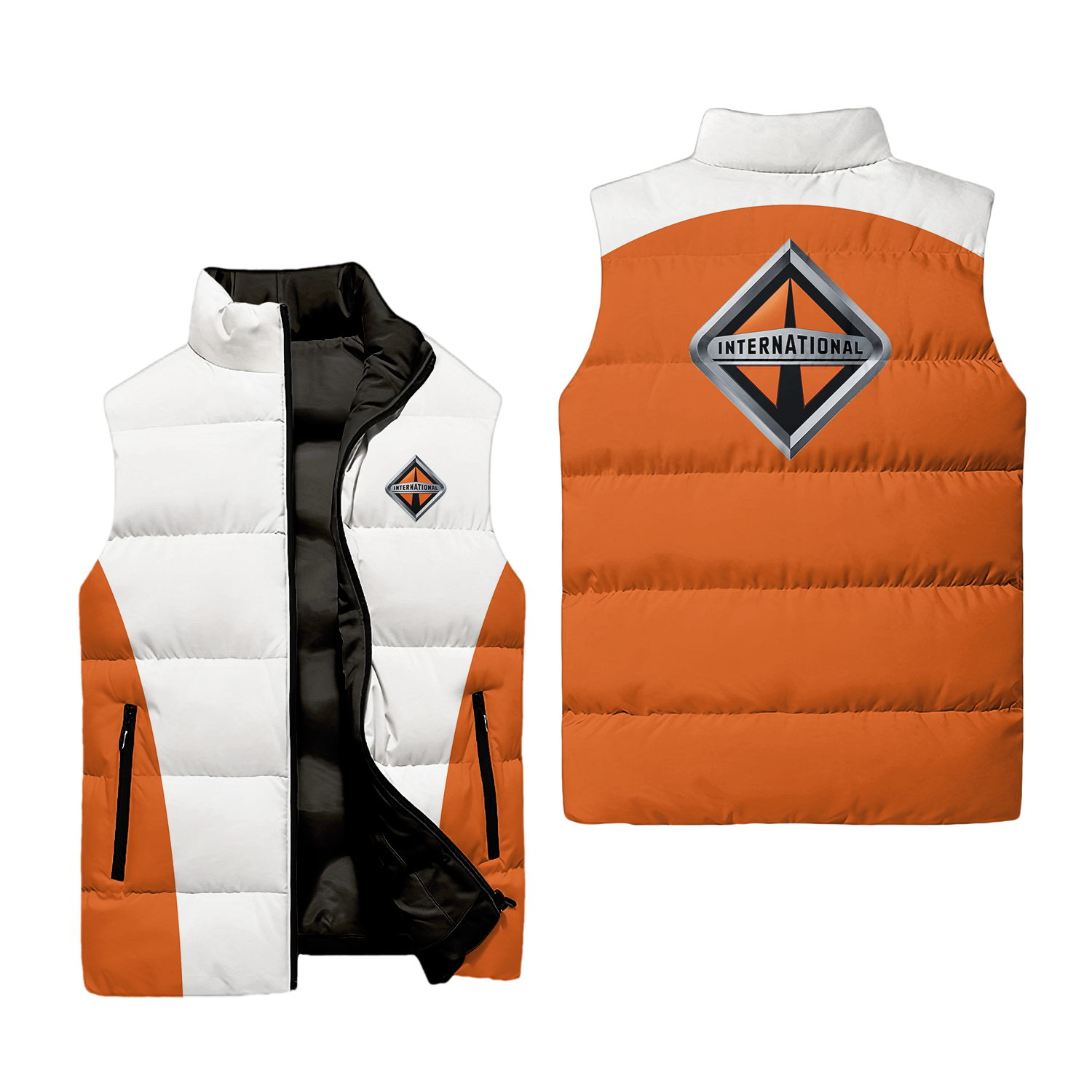 International Trucks Sleeveless Puffer Jacket USPL1853