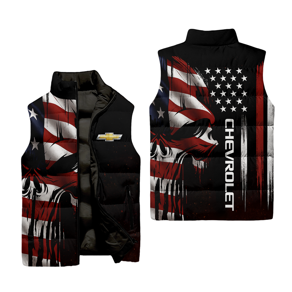 Chevrolet Sleeveless Puffer Jacket USPL1016