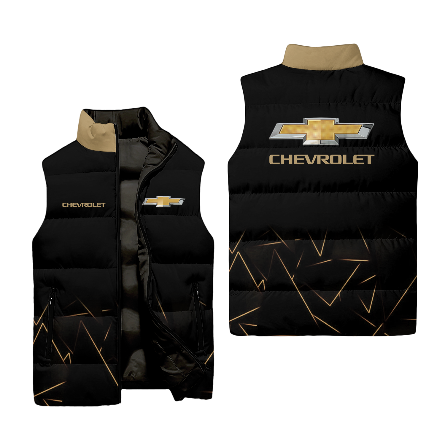 Chevrolet Sleeveless Puffer Jacket USPL1023