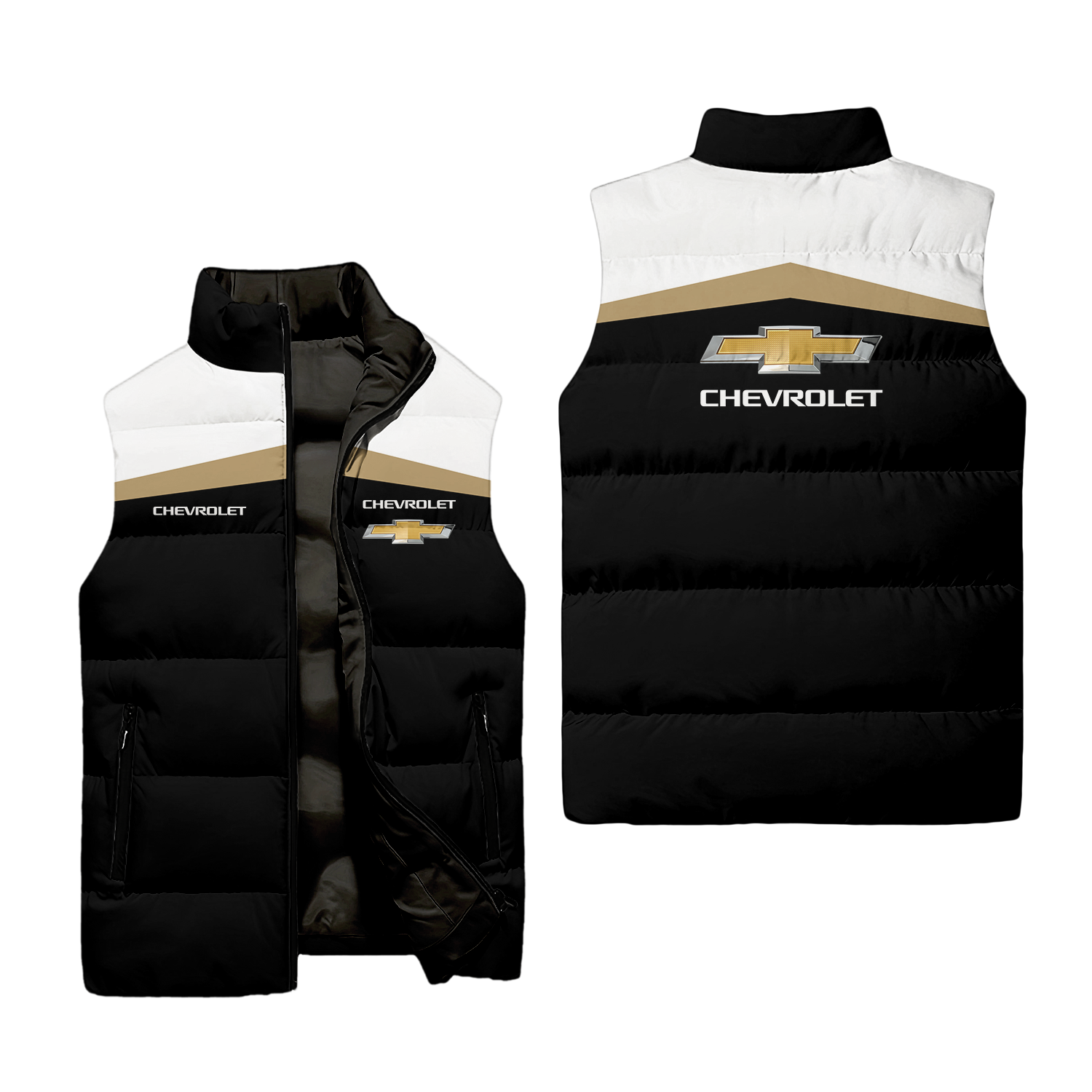 Chevrolet Sleeveless Puffer Jacket USPL1024