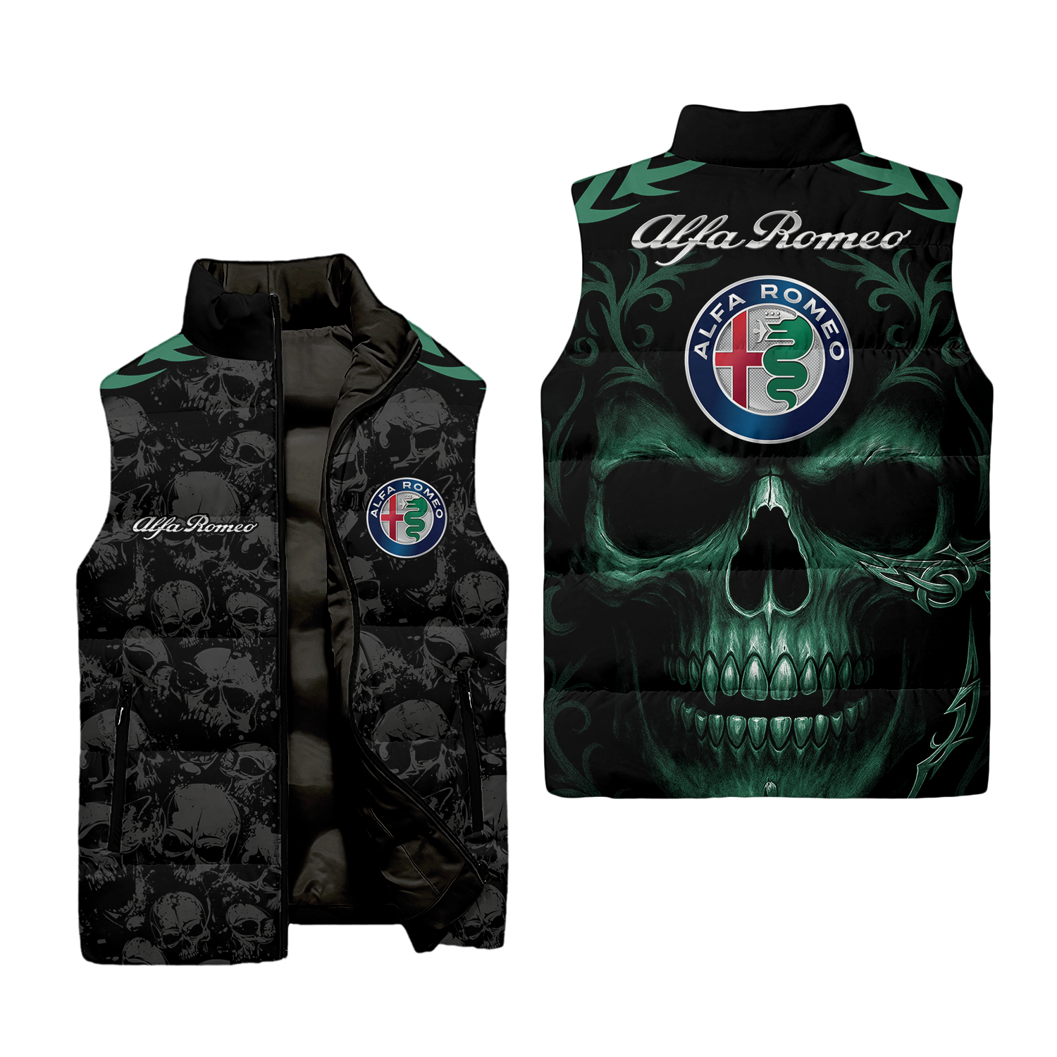 Alfa Romeo Sleeveless Puffer Jacket USPL629