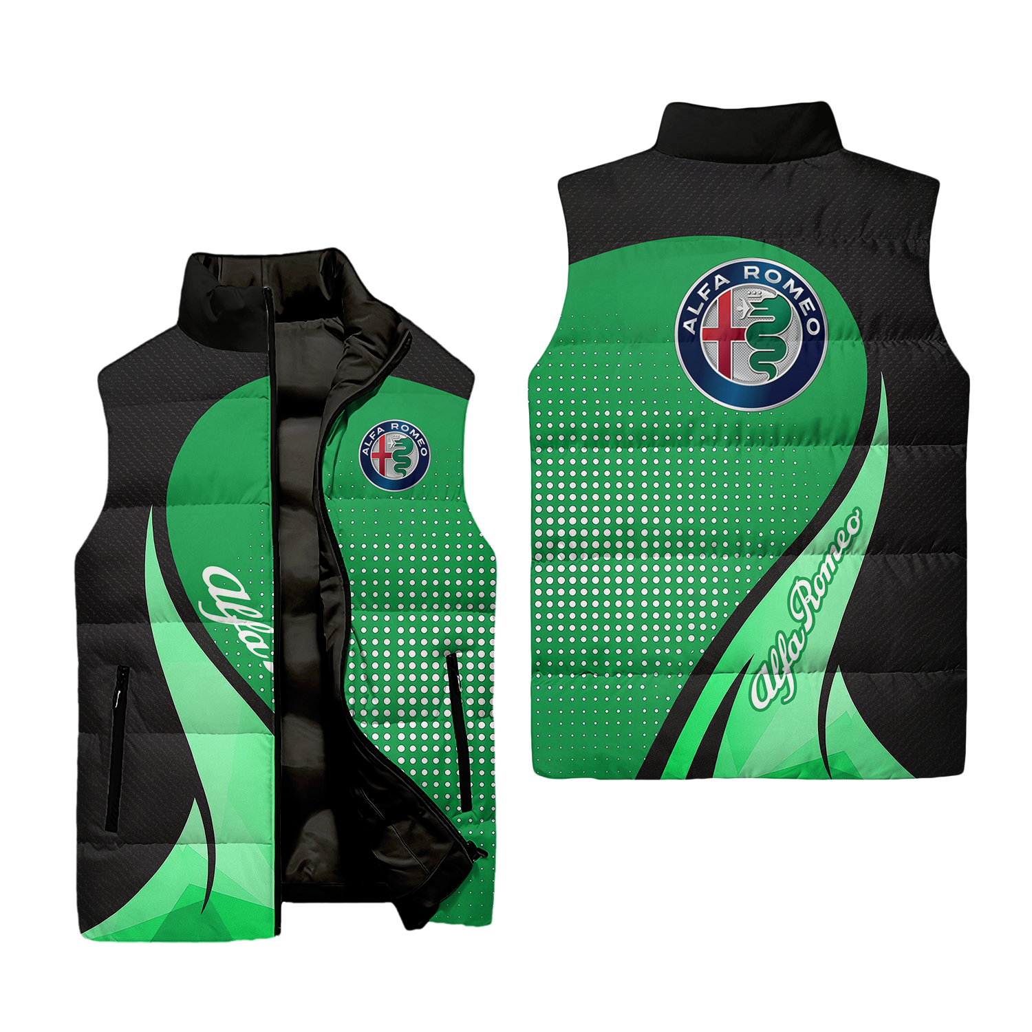 Alfa Romeo Sleeveless Puffer Jacket USPL624