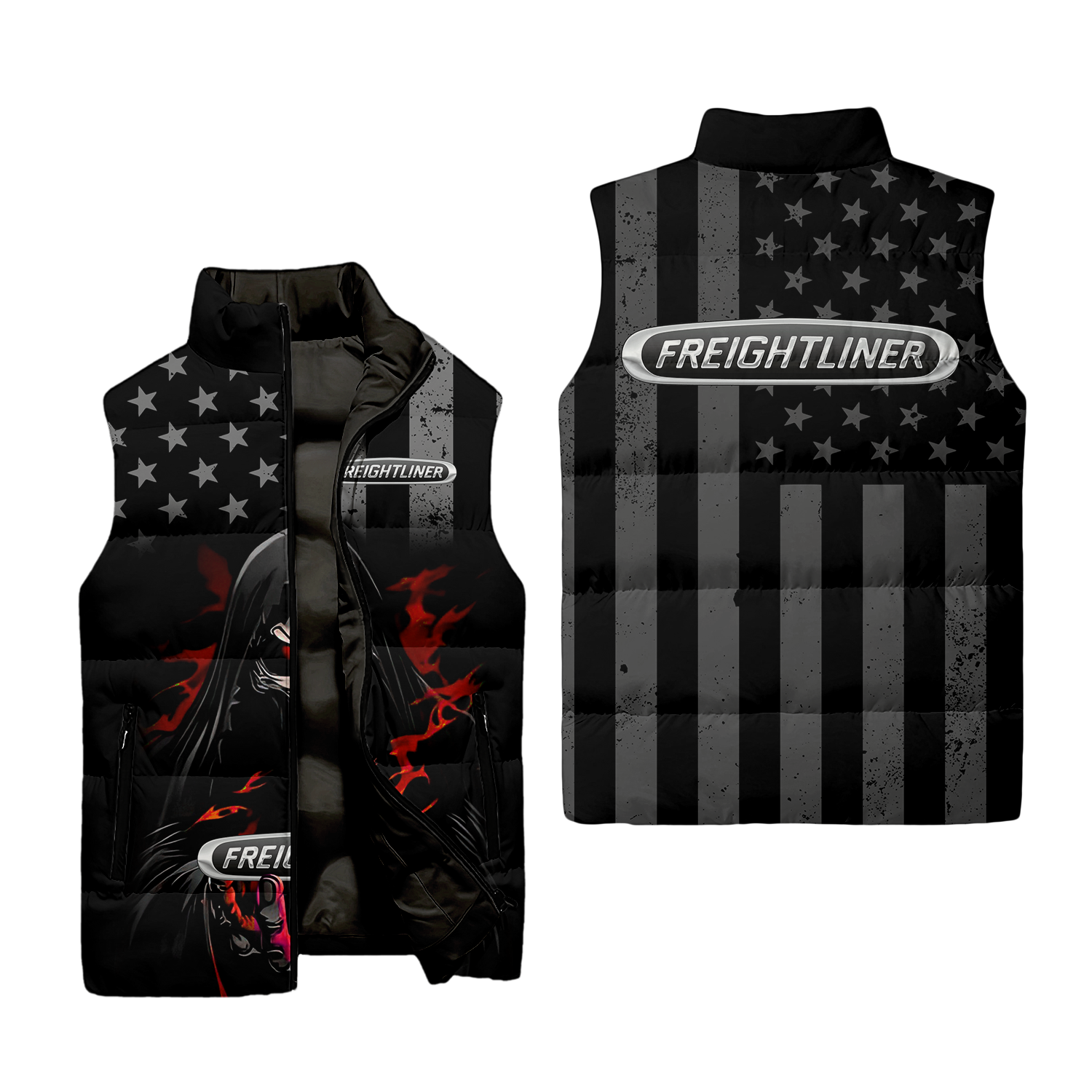 Freightliner Sleeveless Puffer Jacket USPL1690