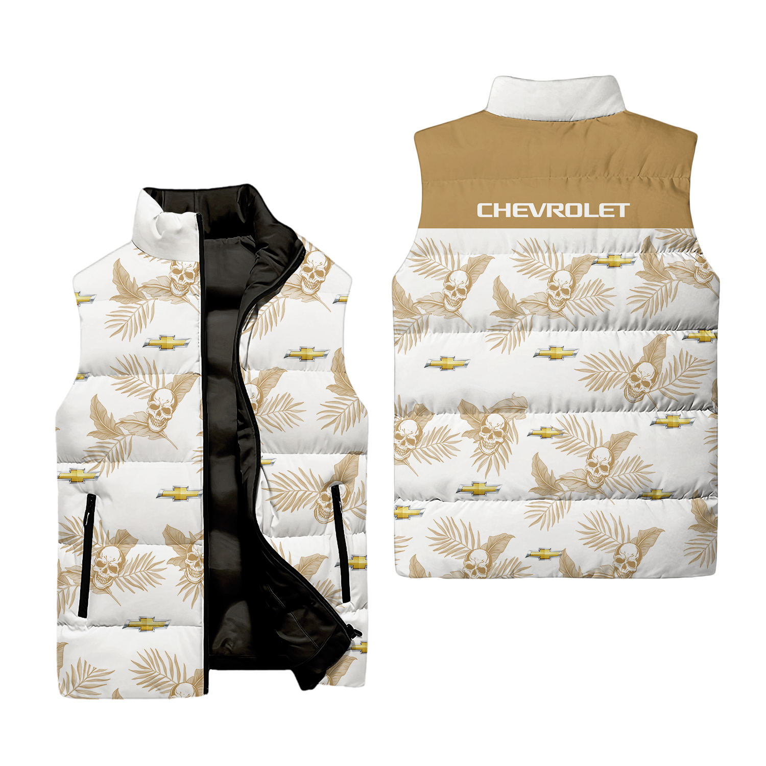 Chevrolet Sleeveless Puffer Jacket USPL1029