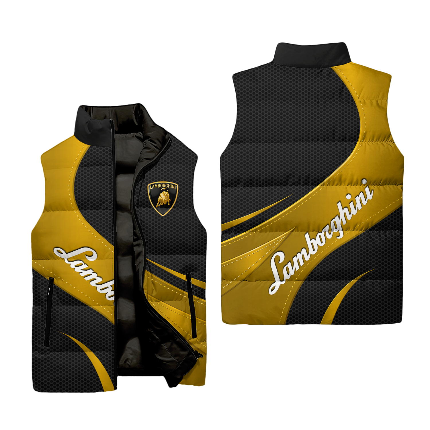 Lamborghini Sleeveless Puffer Jacket USPL720
