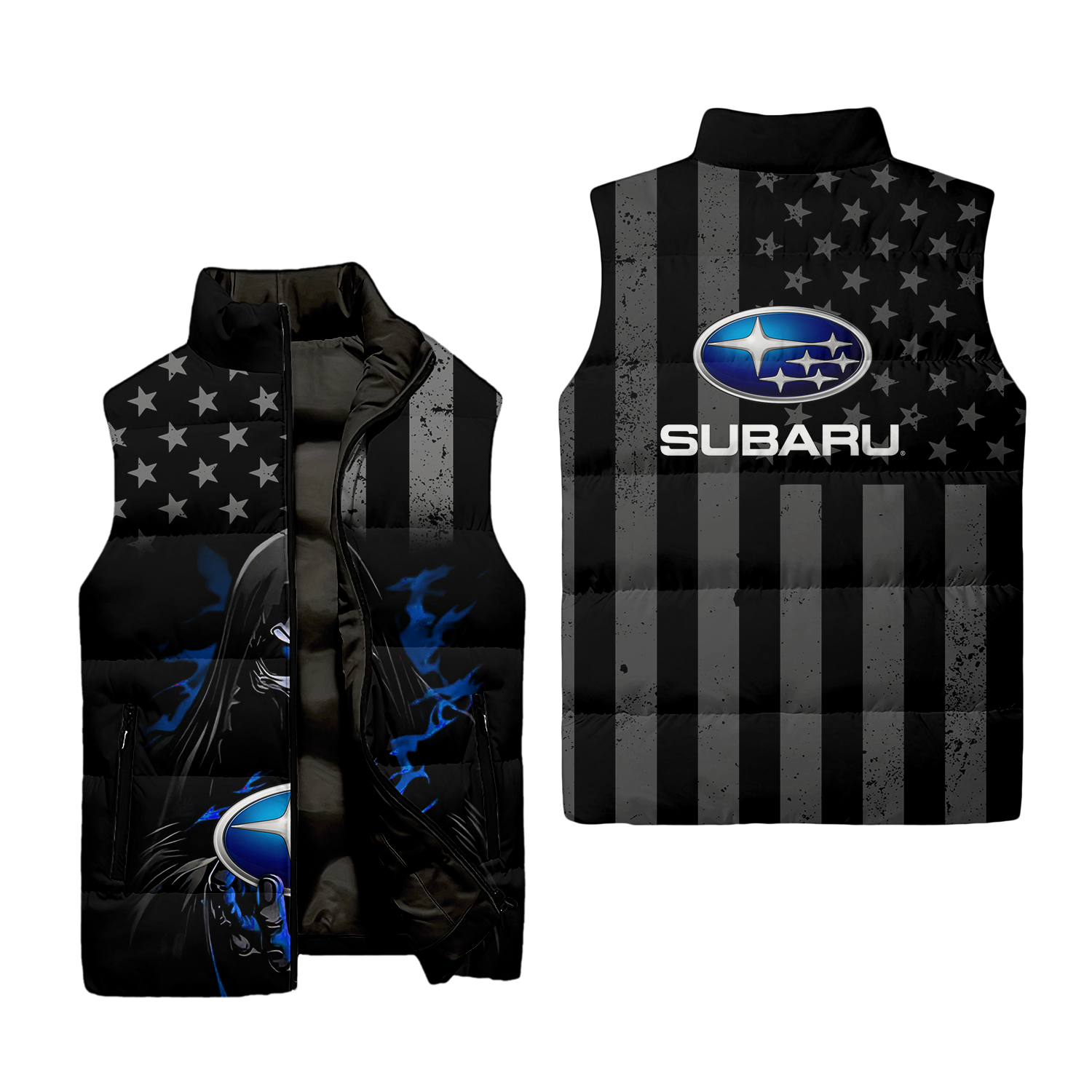 Subaru Sleeveless Puffer Jacket USPL988