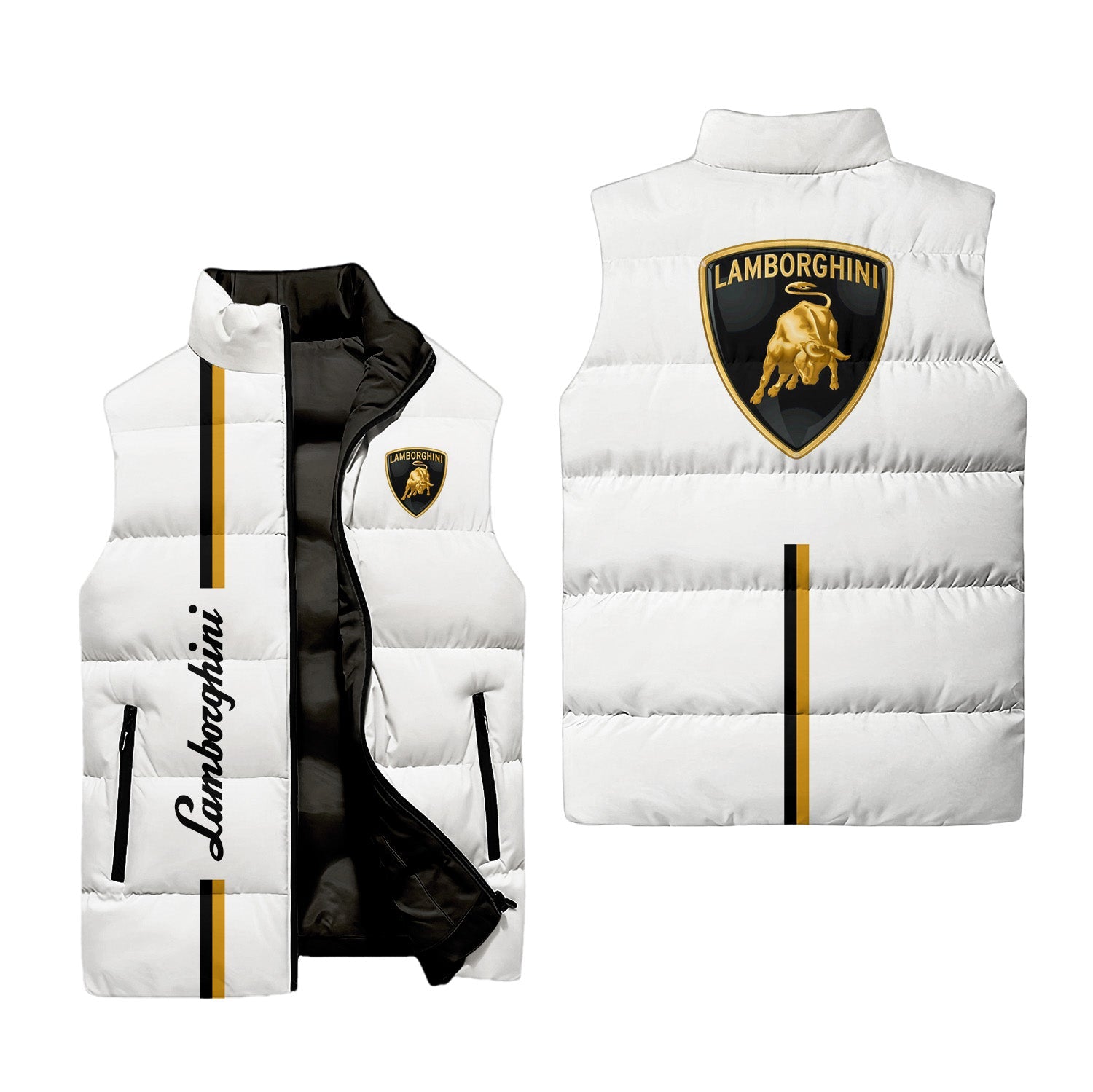 Lamborghini Sleeveless Puffer Jacket USPL669
