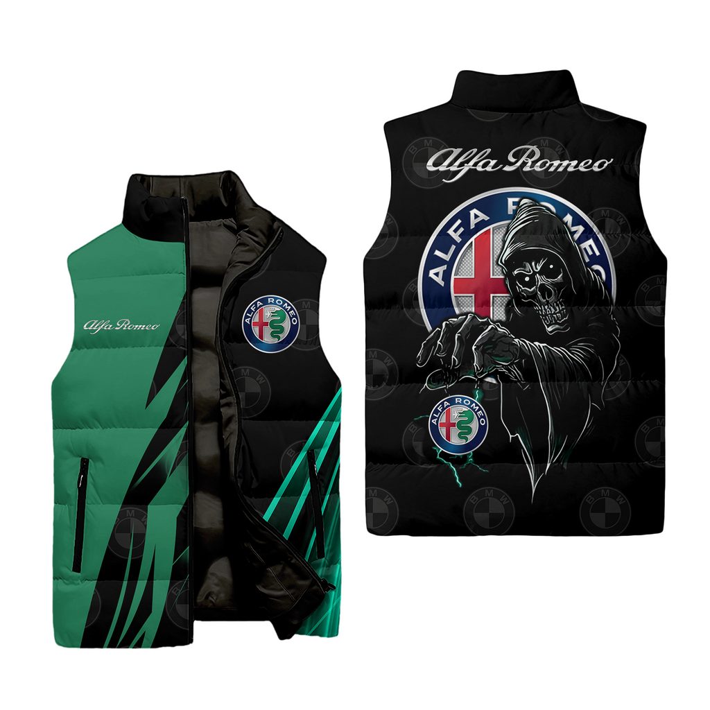 Alfa Romeo Sleeveless Puffer Jacket USPL617