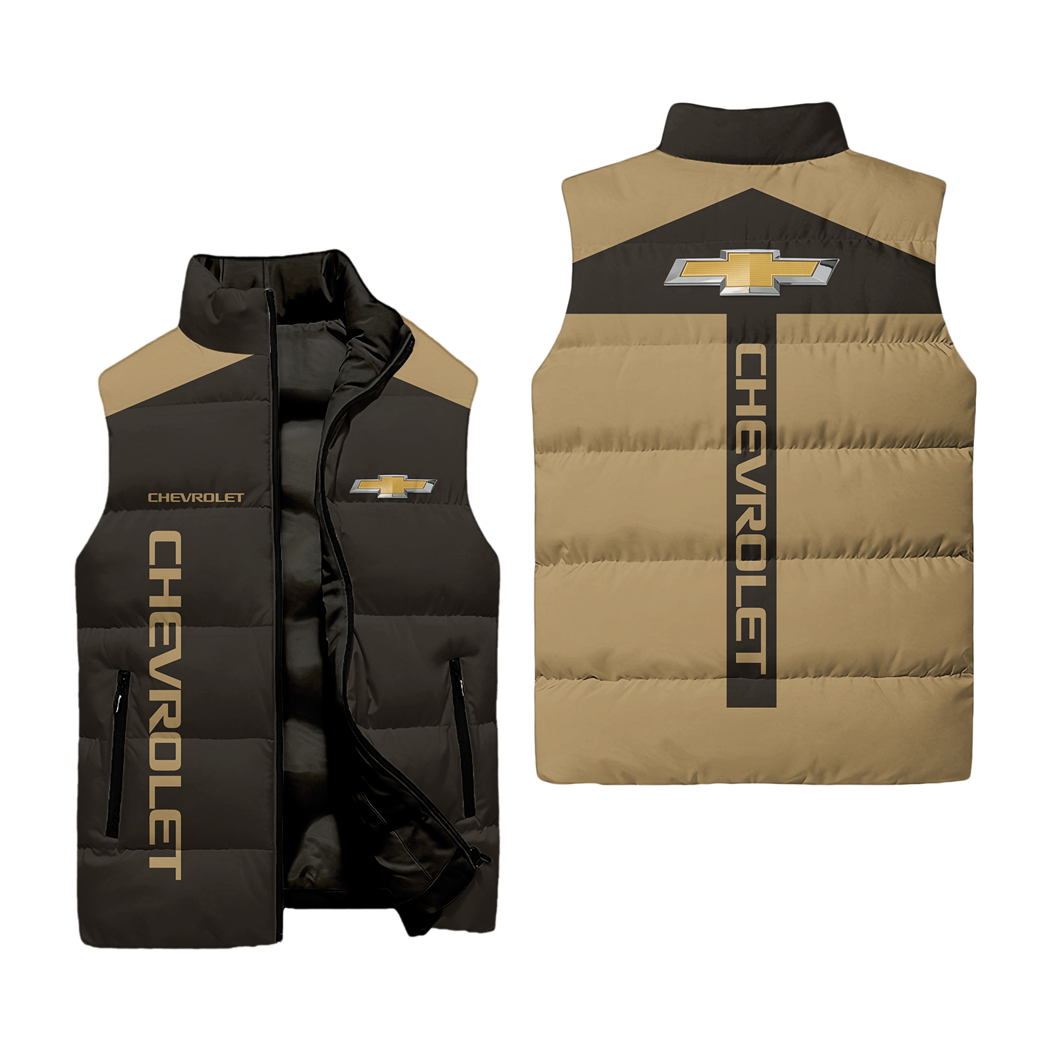 Chevrolet Sleeveless Puffer Jacket USPL1033
