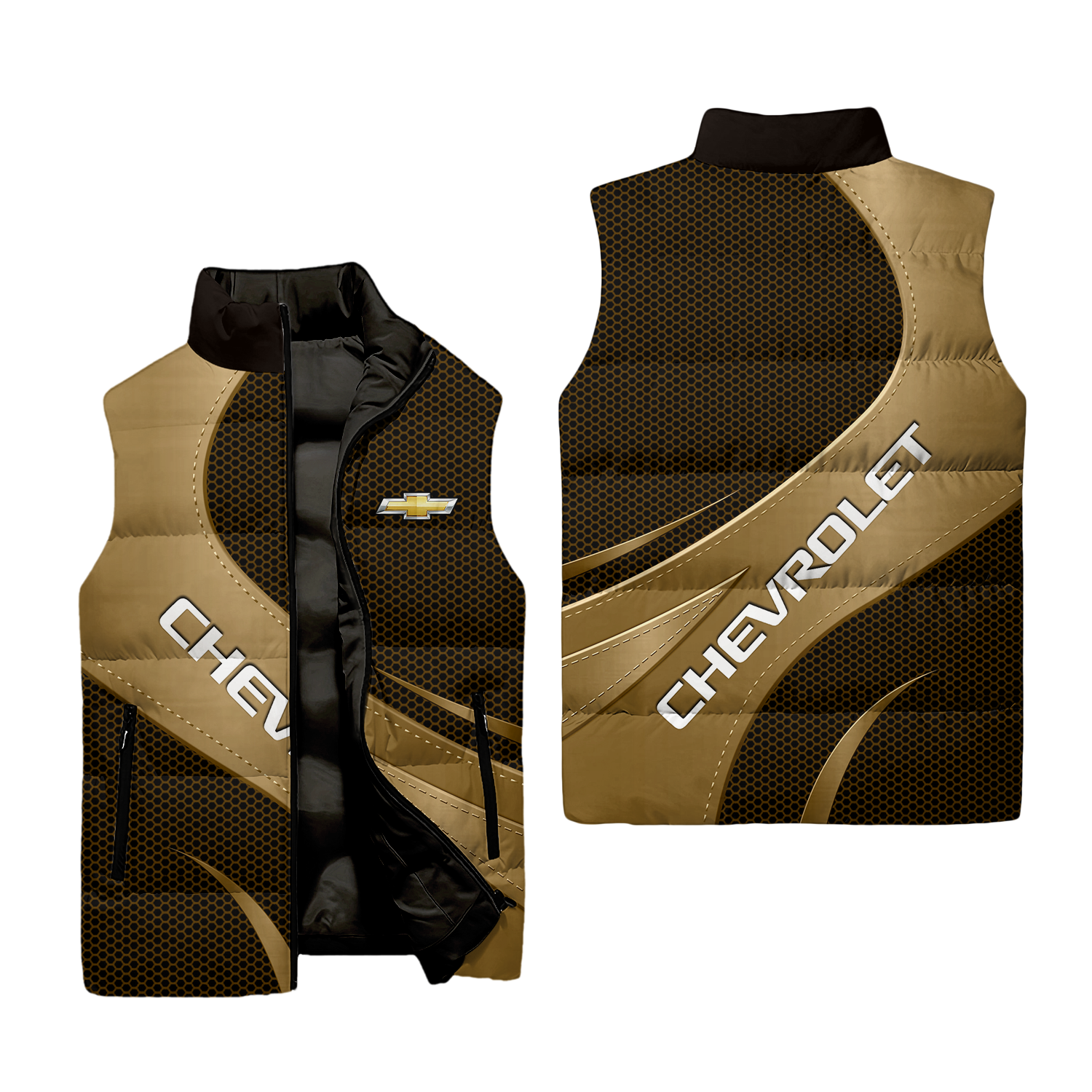 Chevrolet Sleeveless Puffer Jacket USPL1040