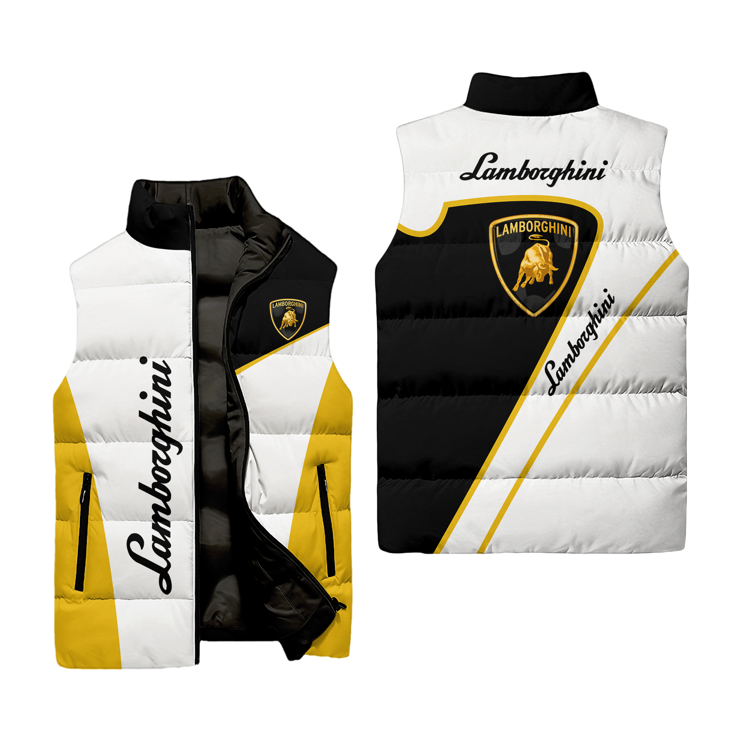 Lamborghini Sleeveless Puffer Jacket USPL717