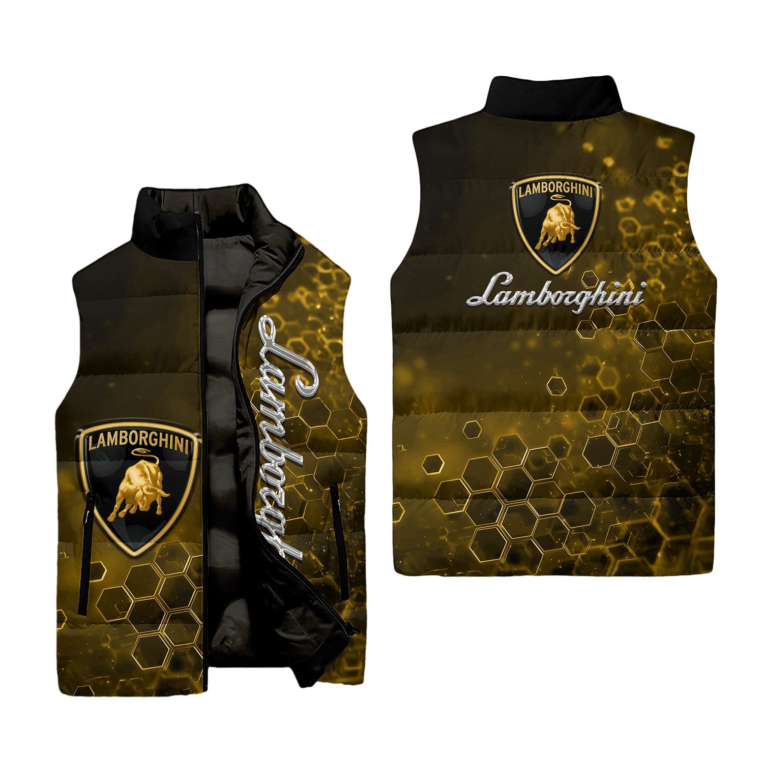 Lamborghini Sleeveless Puffer Jacket USPL708