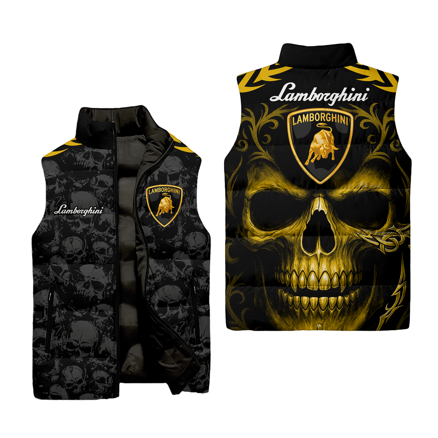 Lamborghini Sleeveless Puffer Jacket USPL719