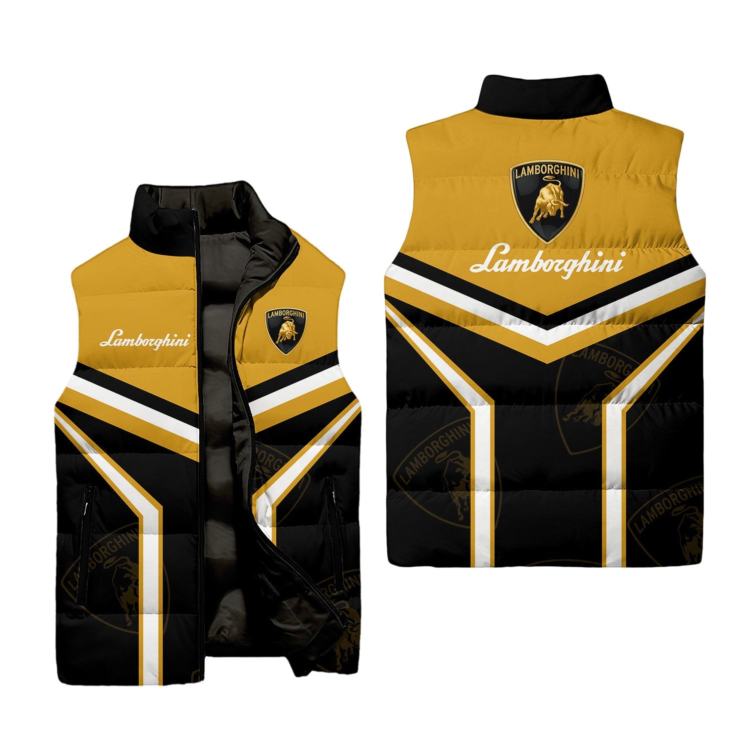 Lamborghini Sleeveless Puffer Jacket USPL706