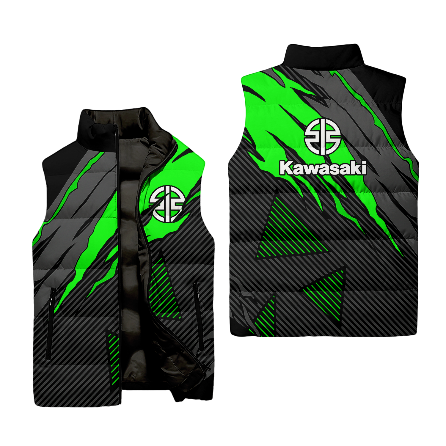 Kawasaki Sleeveless Puffer Jacket USPL926